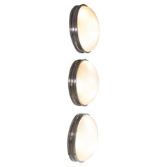 Set di 3 Plafoniere "Sigma" di Sergio Mazza, Artemide, 1960