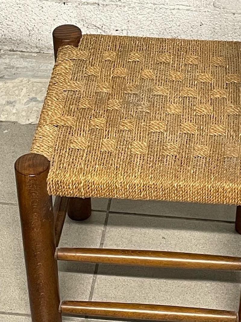 Set of 3 chairs by Charlotte Perriand, France, 1960s For Sale 5