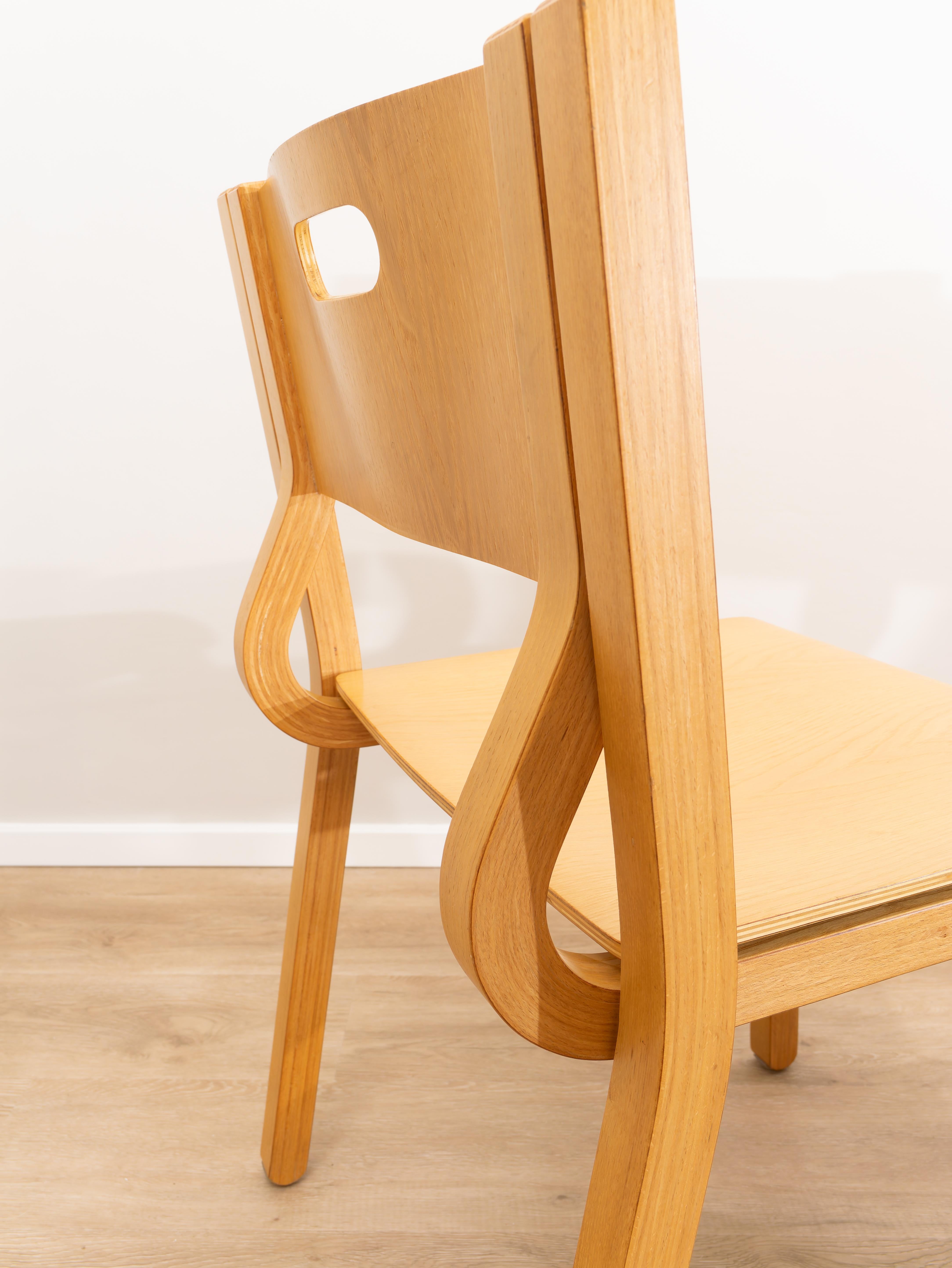 Late 20th Century Ensemble de 3 chaises RARE Zanotta, 1970 en vente