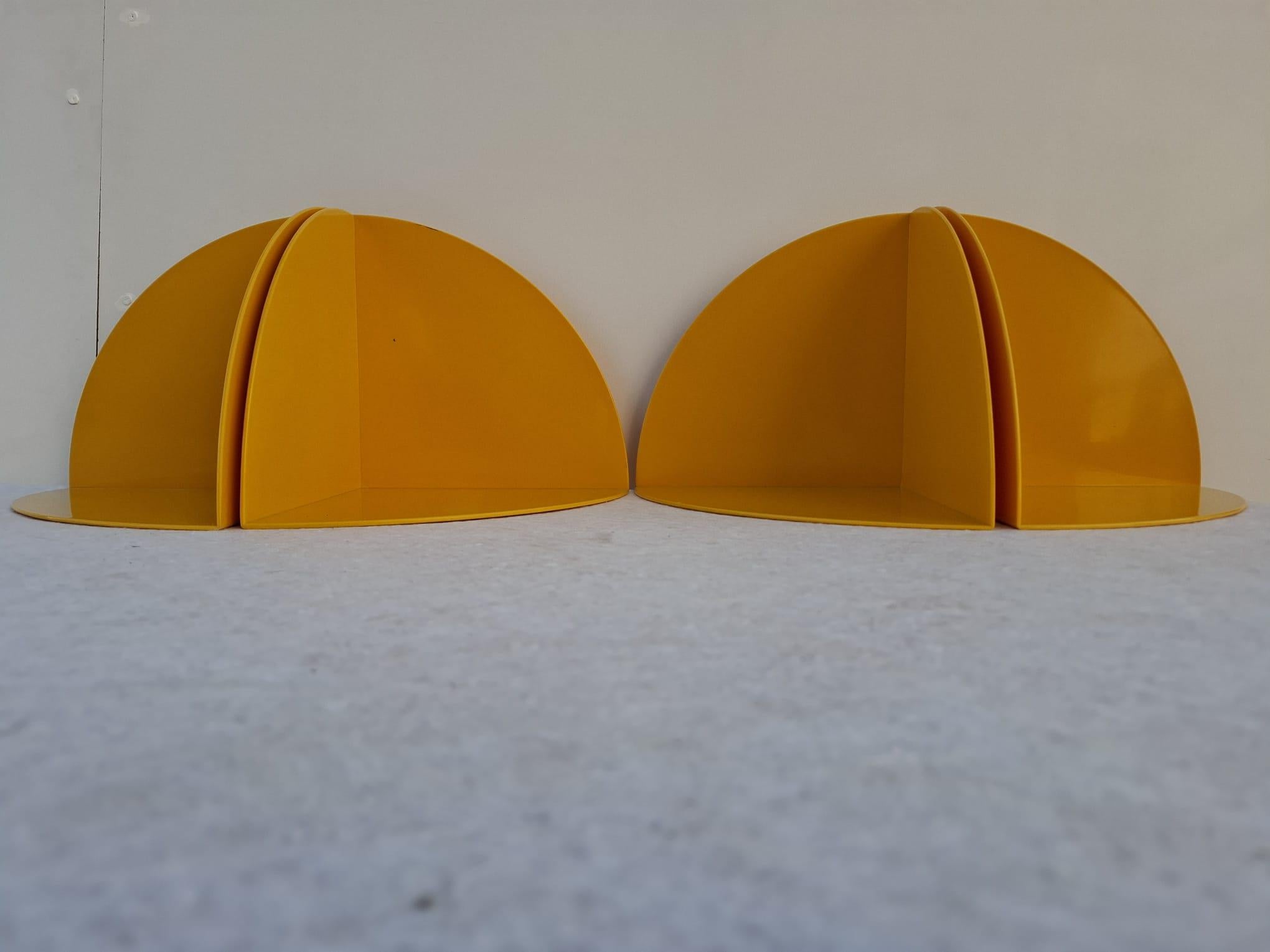 Mid-20th Century Set di 4 Fermalibri Modello 4909 di Giotto Stoppino per Kartell, Anni '60 in vendita