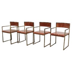 Set Di 4 Poltroncine Da A Romeo Rega Stile Hollywood Regency Anni 70