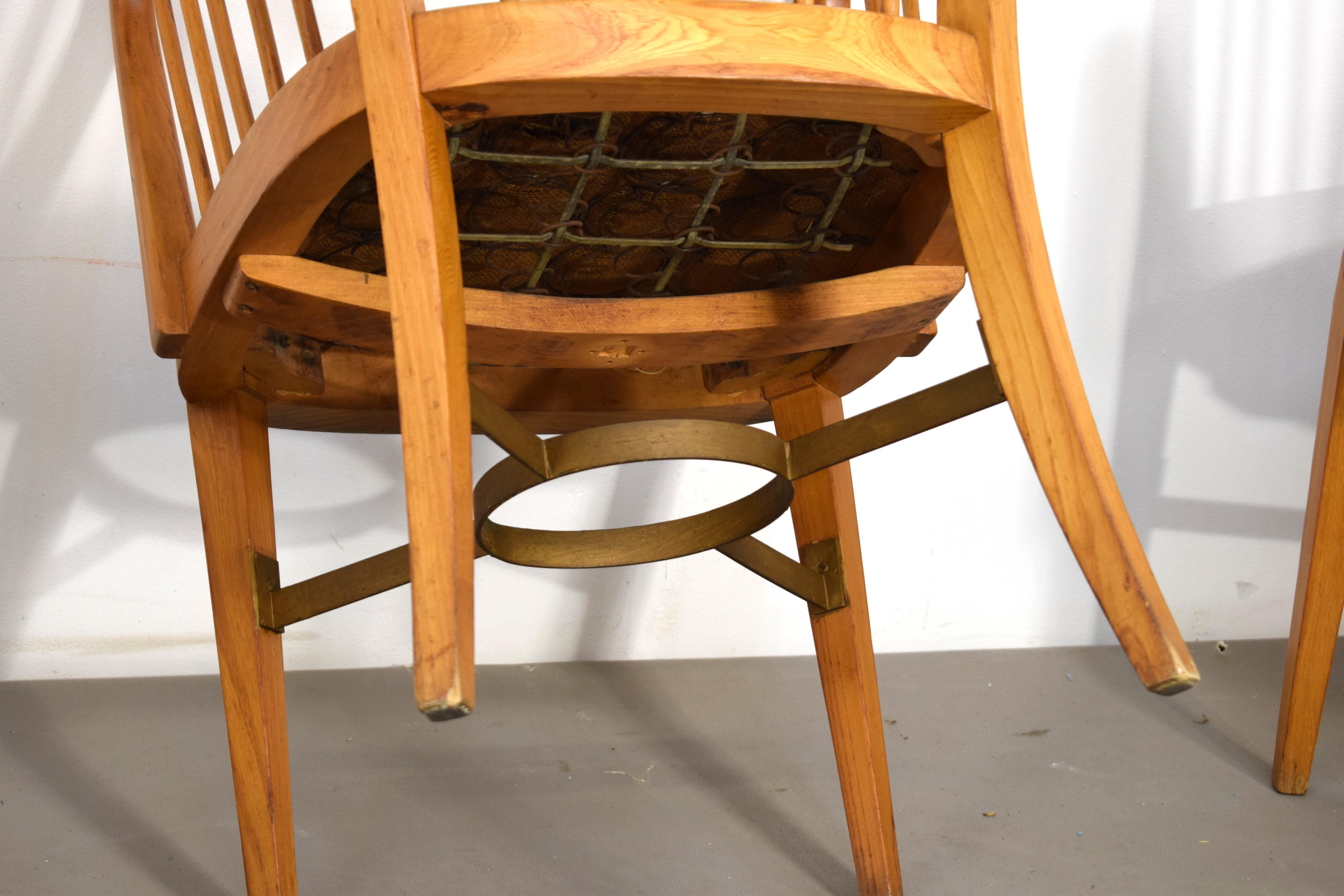 Ensemble de 4 fauteuils, Italie, années 1950. en vente 3
