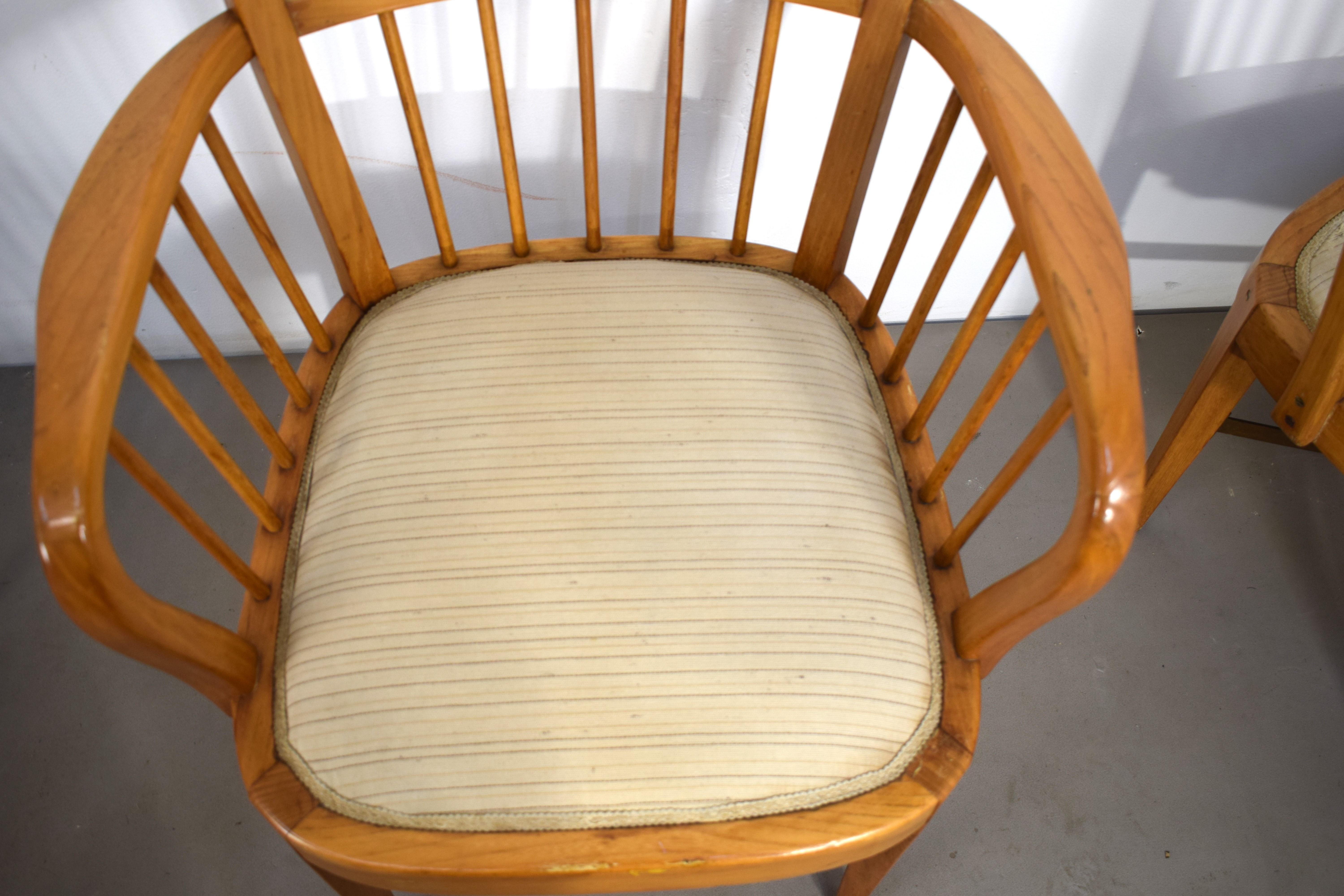 Ensemble de 4 fauteuils, Italie, années 1950. en vente 4