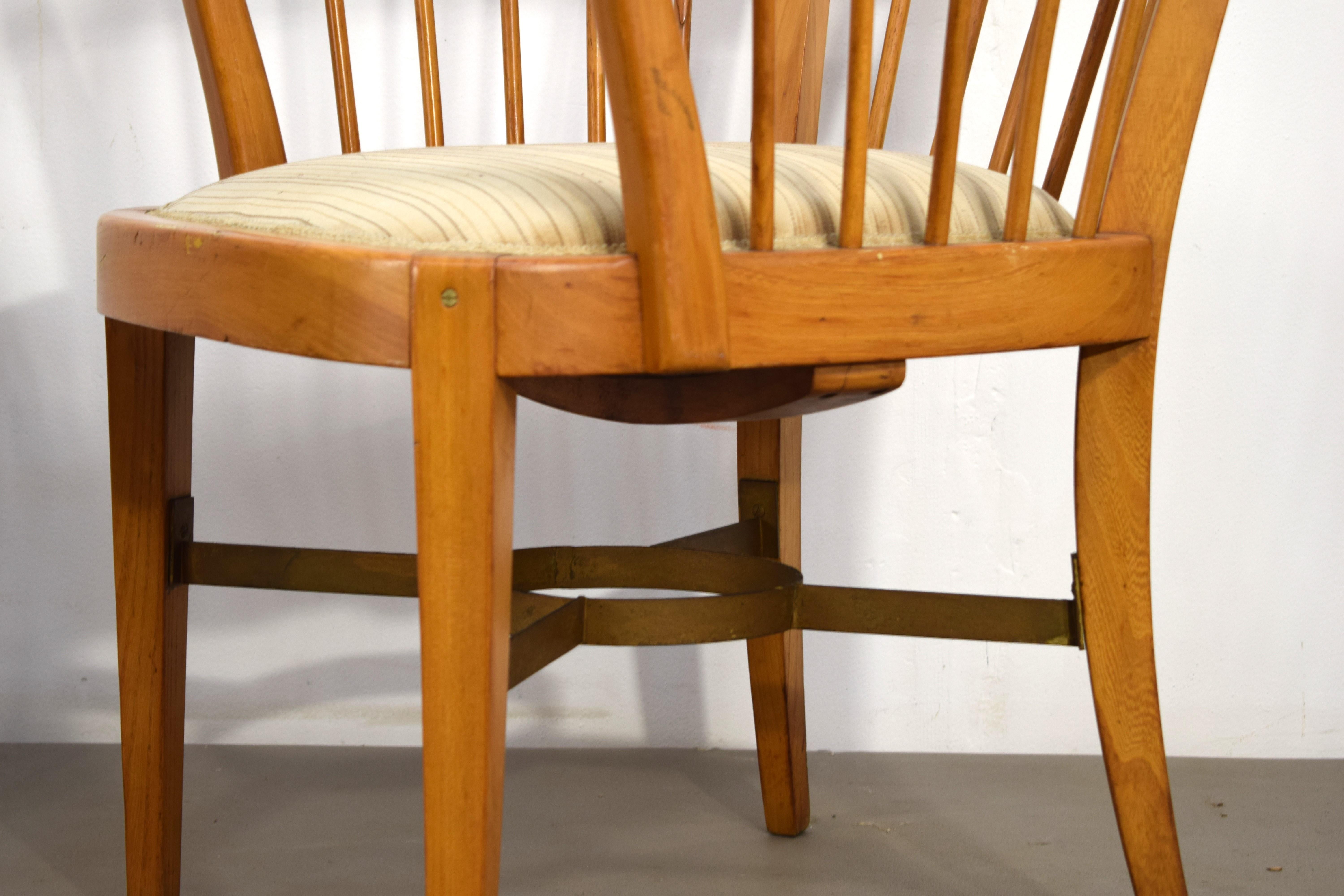 Ensemble de 4 fauteuils, Italie, années 1950. en vente 1