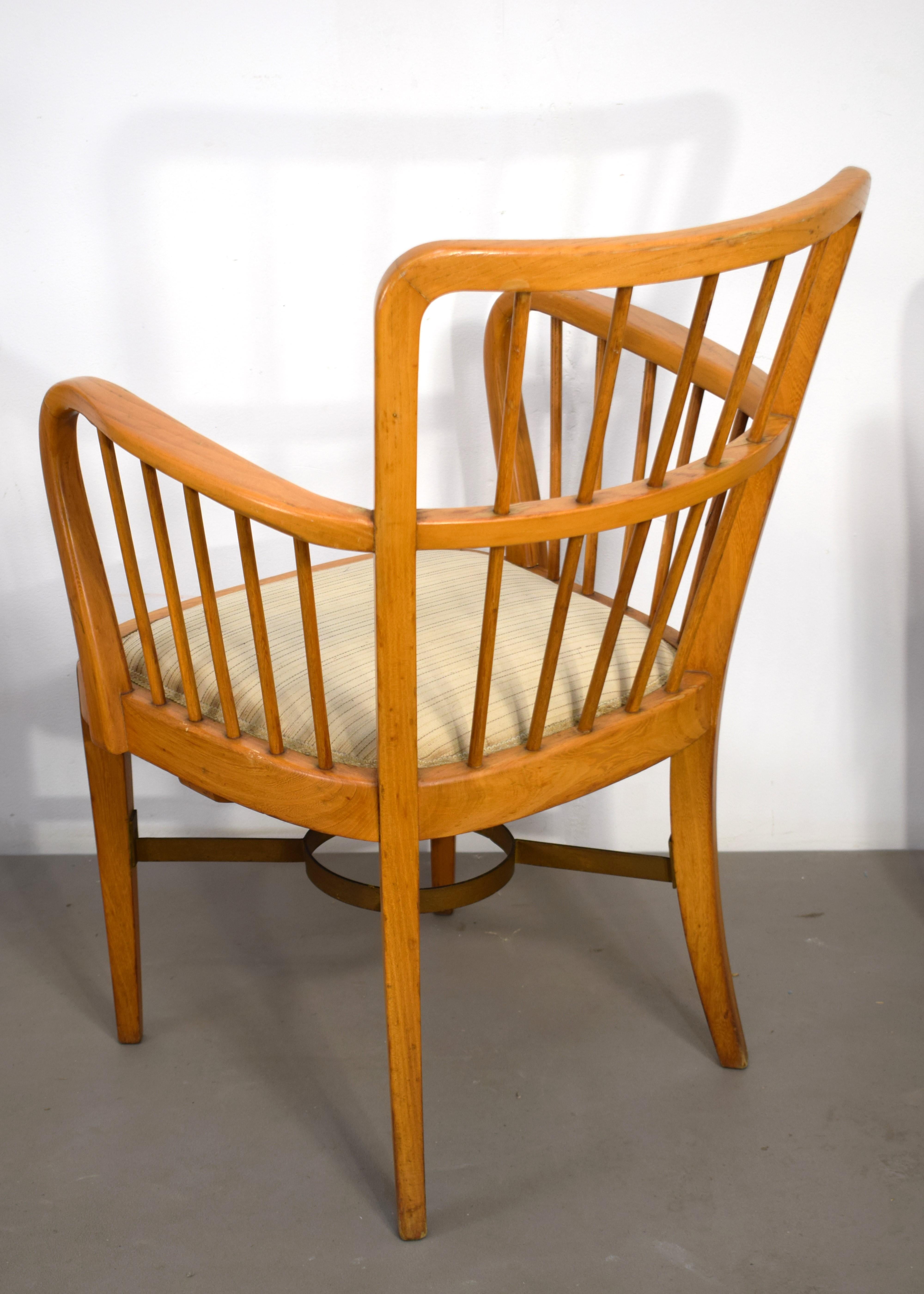 Ensemble de 4 fauteuils, Italie, années 1950. en vente 2