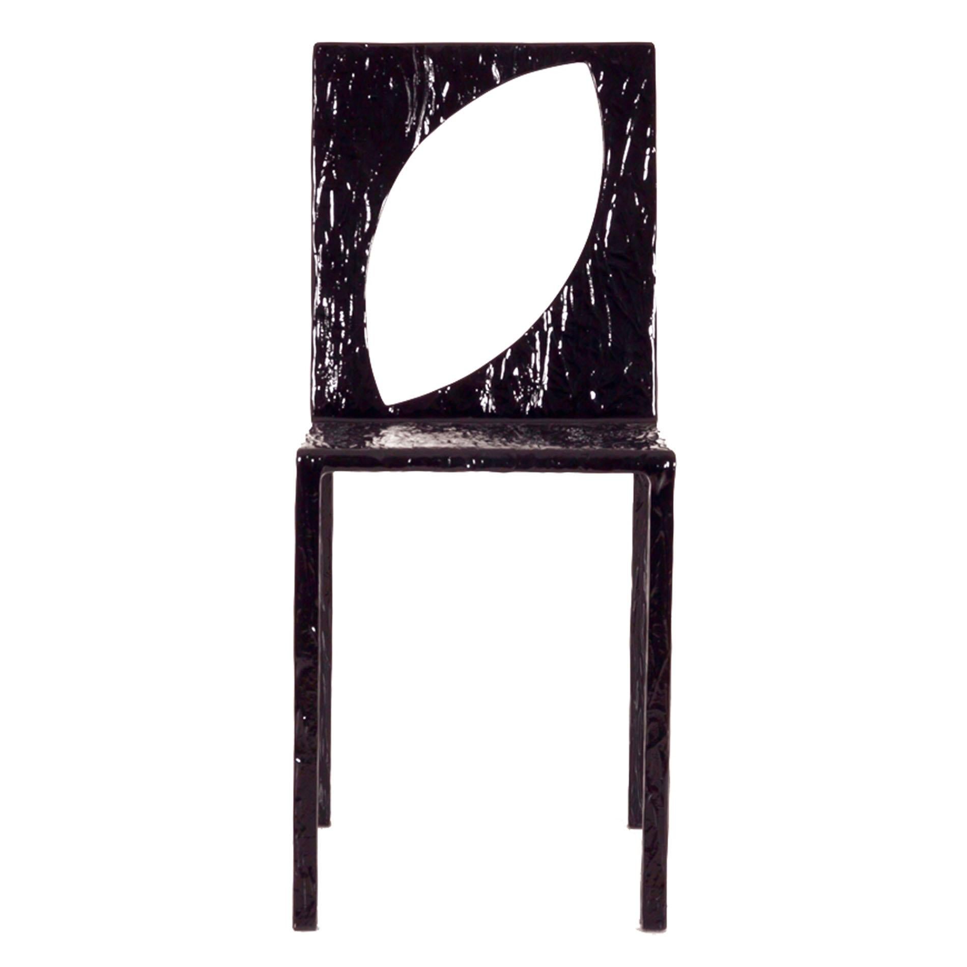Moderne Ensemble de 4 chaises de bureau par Andrea Salvetti, produit par Dilmos en vente