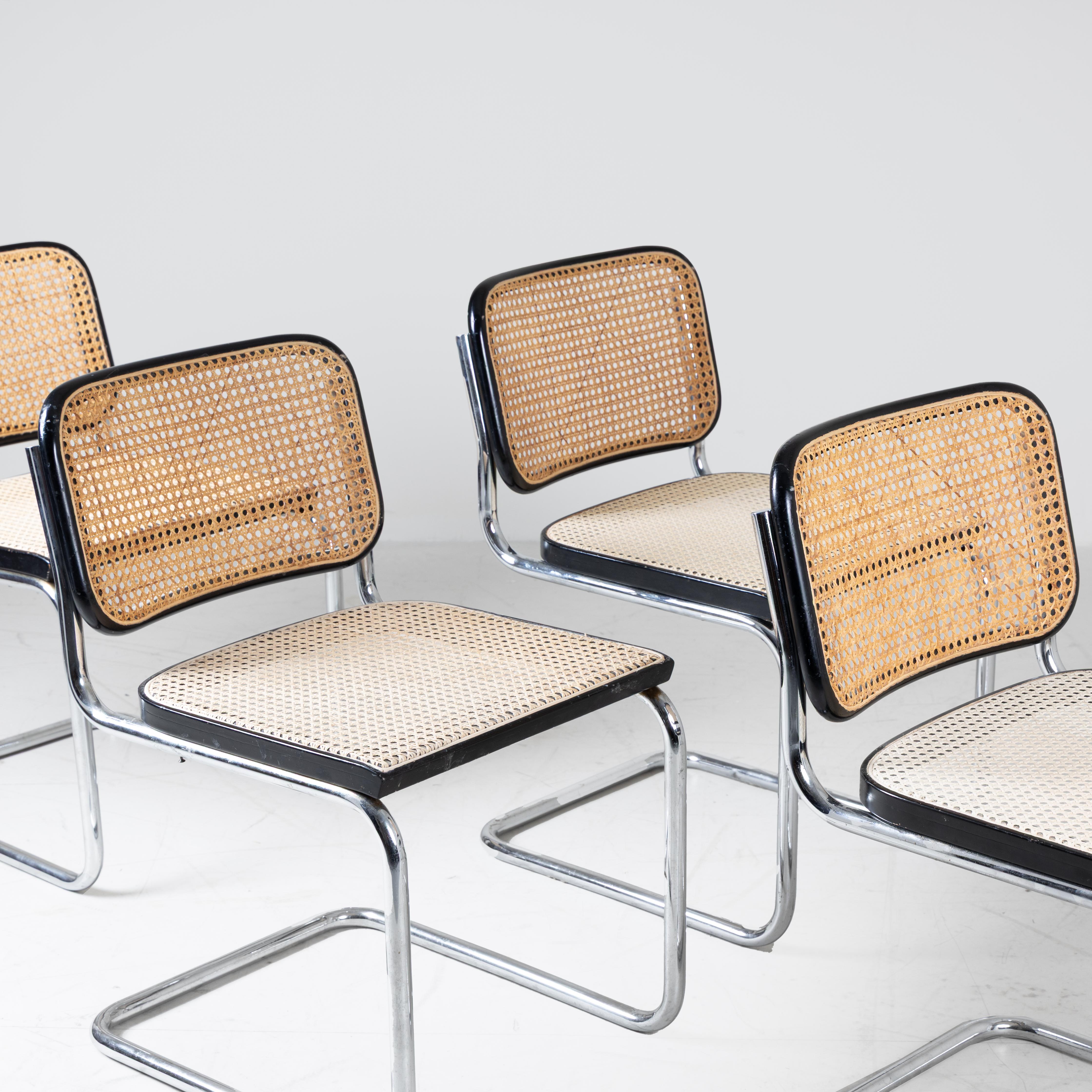 Satz von 4 Cesca Stühlen, Gavina, 1960 (Moderne der Mitte des Jahrhunderts) im Angebot