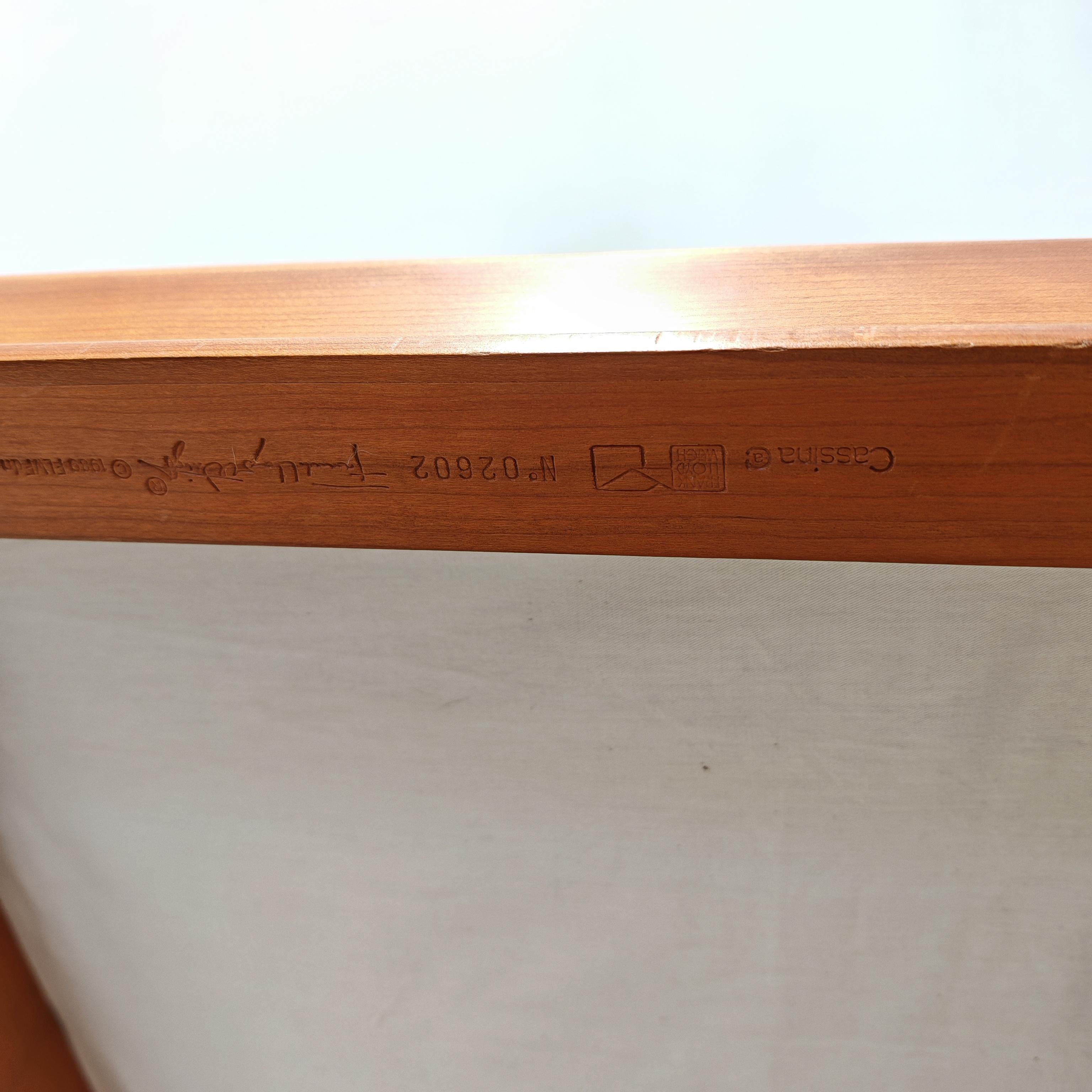 satz von 4 Coonley-Stühlen, Frank Lloyd Wright für Cassina 1989 im Angebot 9