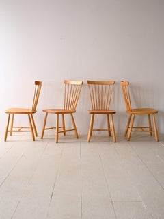 Set of 4 chairs by Carl Malmsten "Lilac Aland"