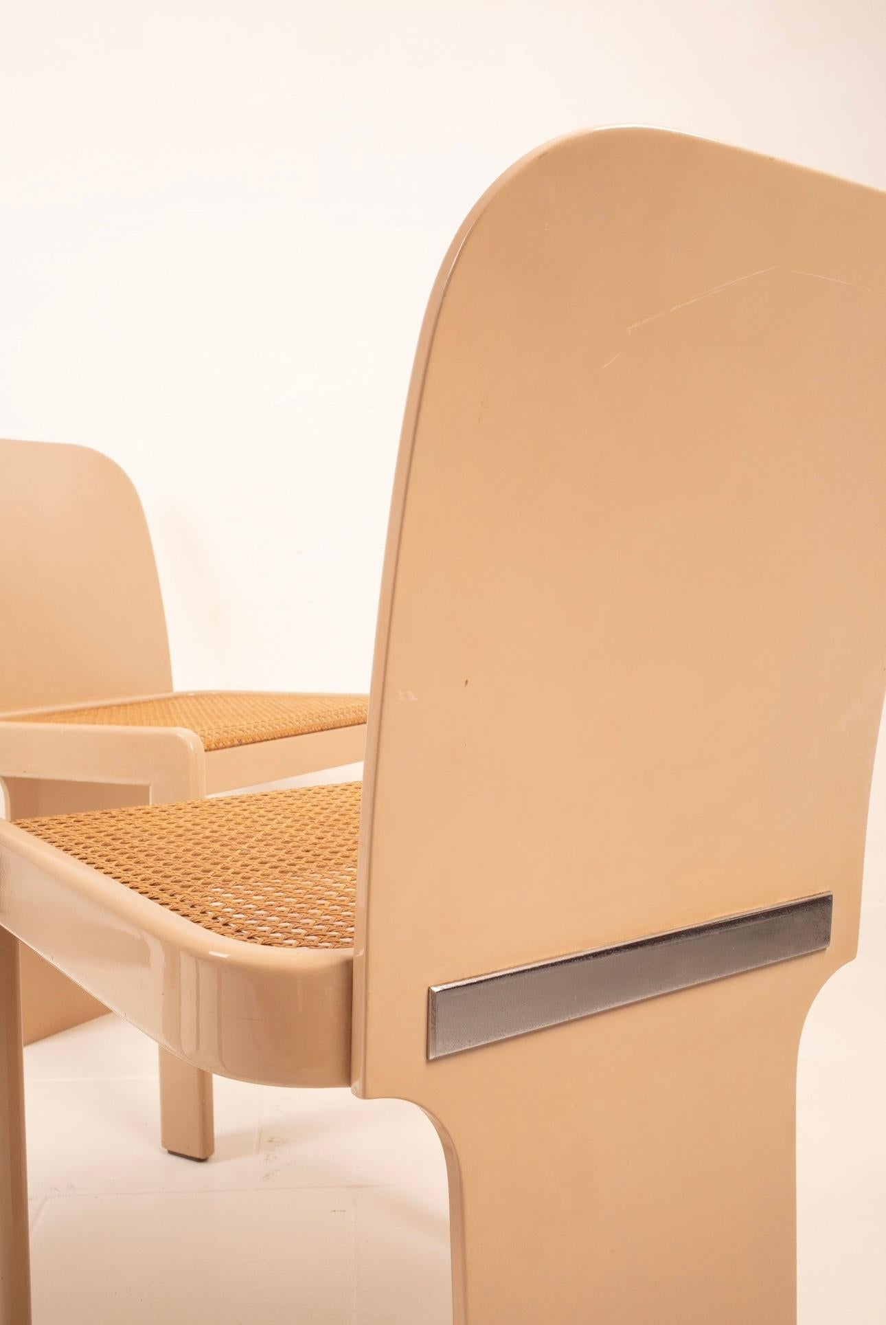 Ensemble de 4 chaises de Pierluigi Molinari pour Pozzi en vente 8