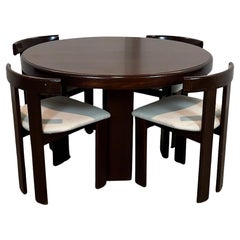 Set di 4 sedie e tavolo allungabile di Luigi Vaghi per Former 1960 Set di 4 sedie e tavolo allungabile di Luigi Vaghi per Former 1960