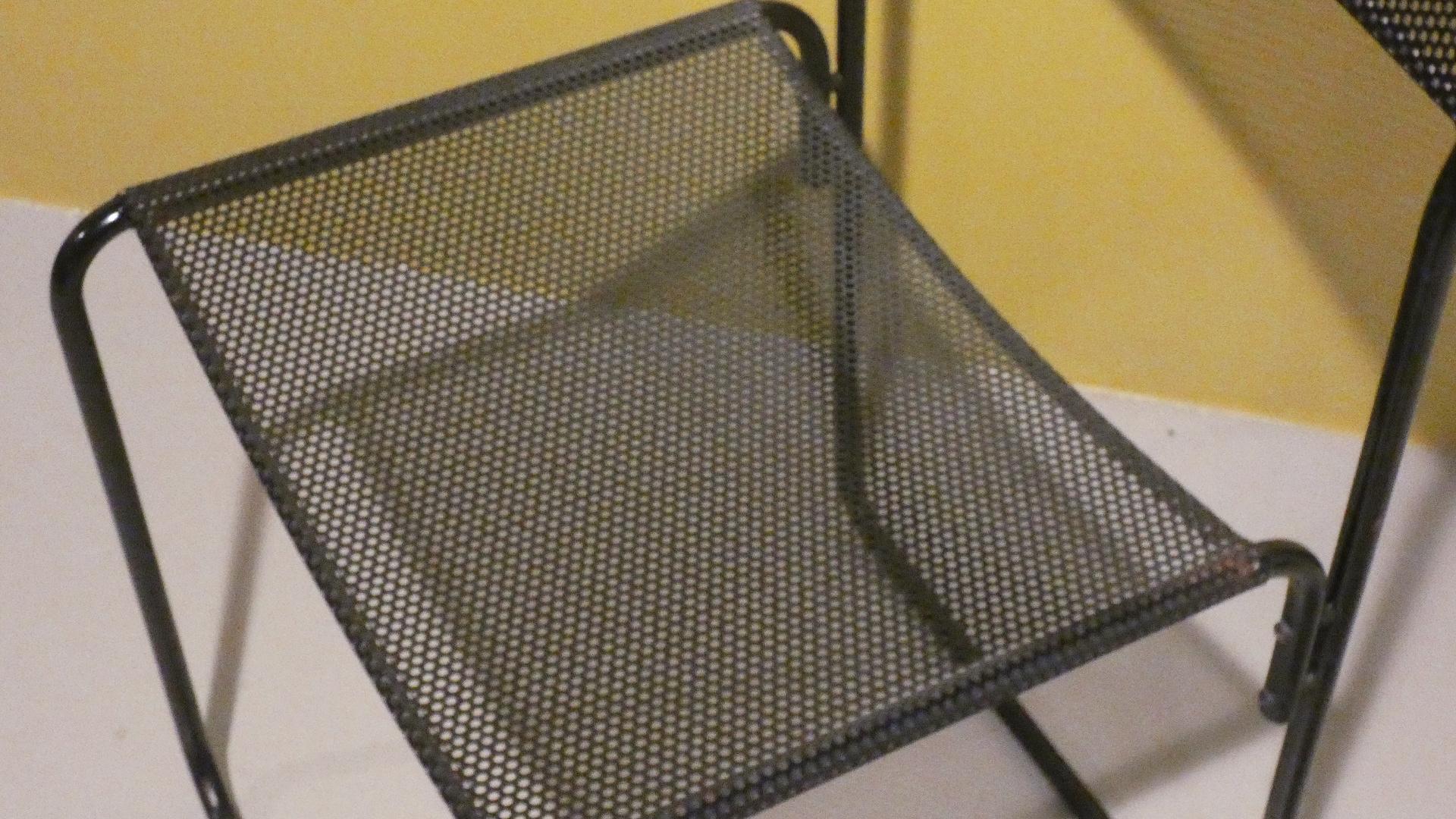 Late 20th Century Ensemble de 4 chaises Fly line, années 1980 en vente
