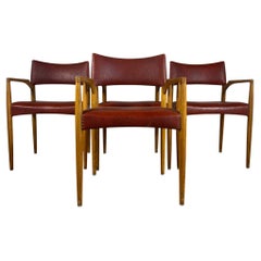 Set of 4 Teak Chairs by Villy Schou Andersen - Mid-Century Scandinavian Design