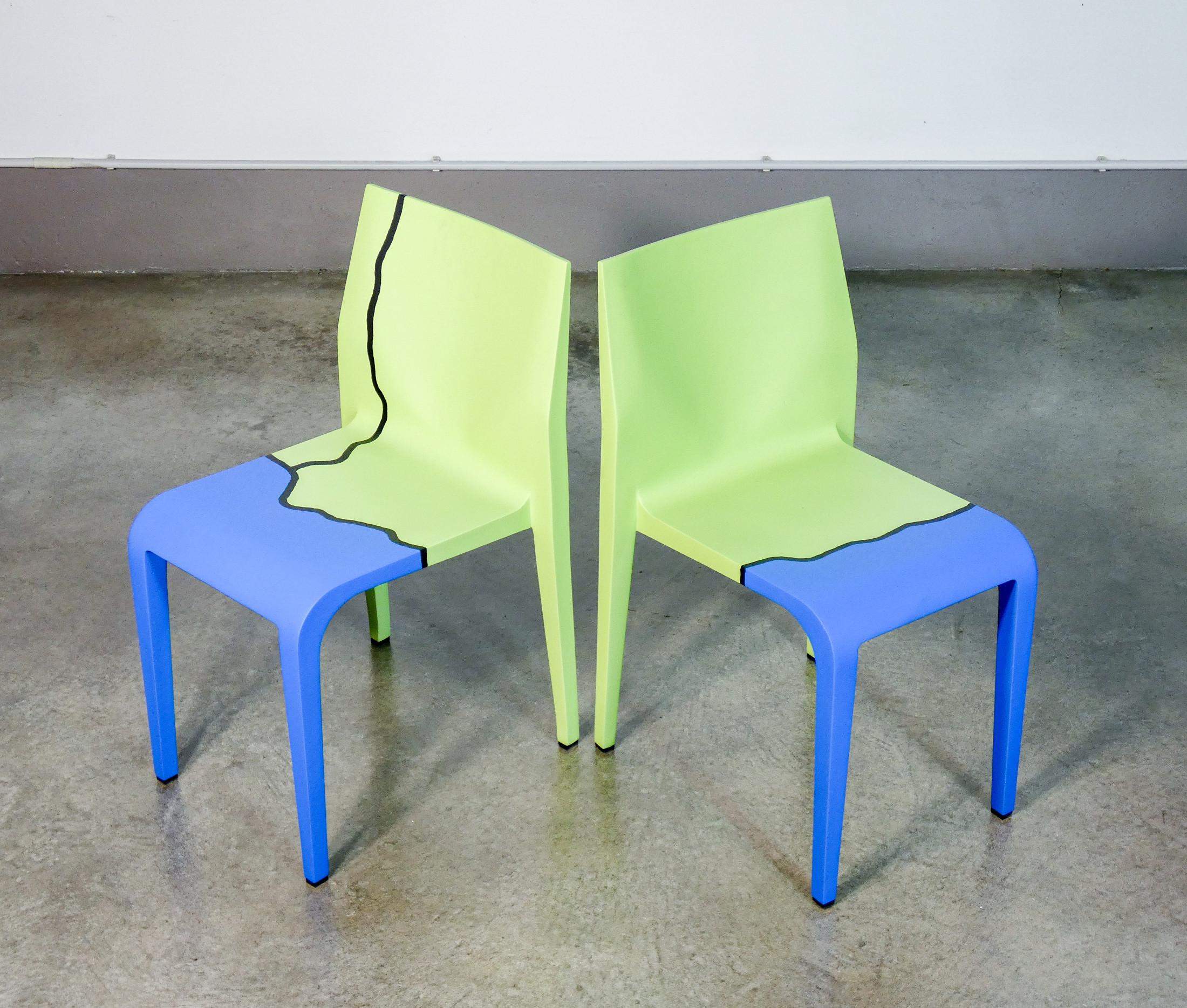 Contemporary Set di 4 sedie Laleggera, parte dell'opera 