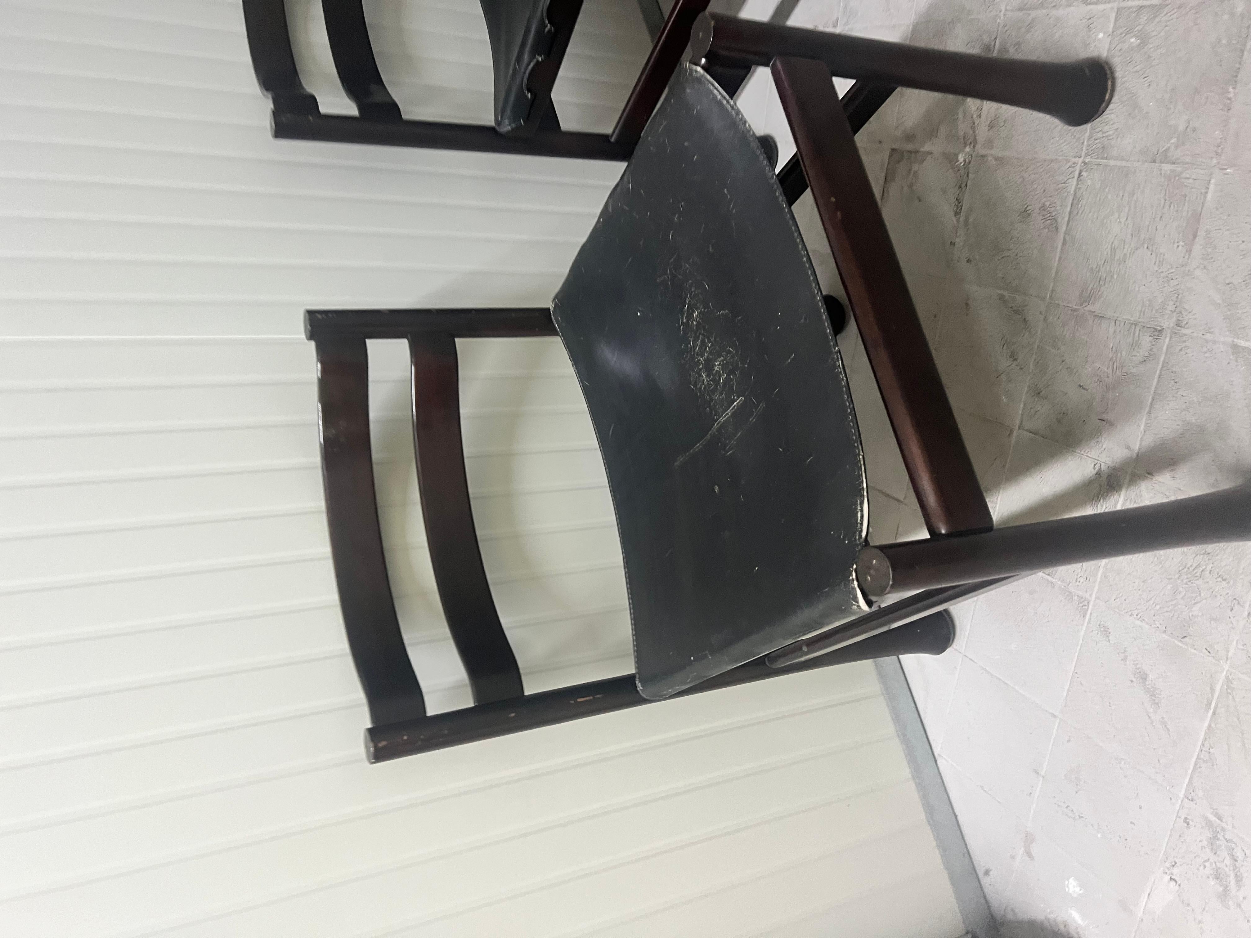 Set of 4 Luciano Frigerio Chairs  For Sale 1