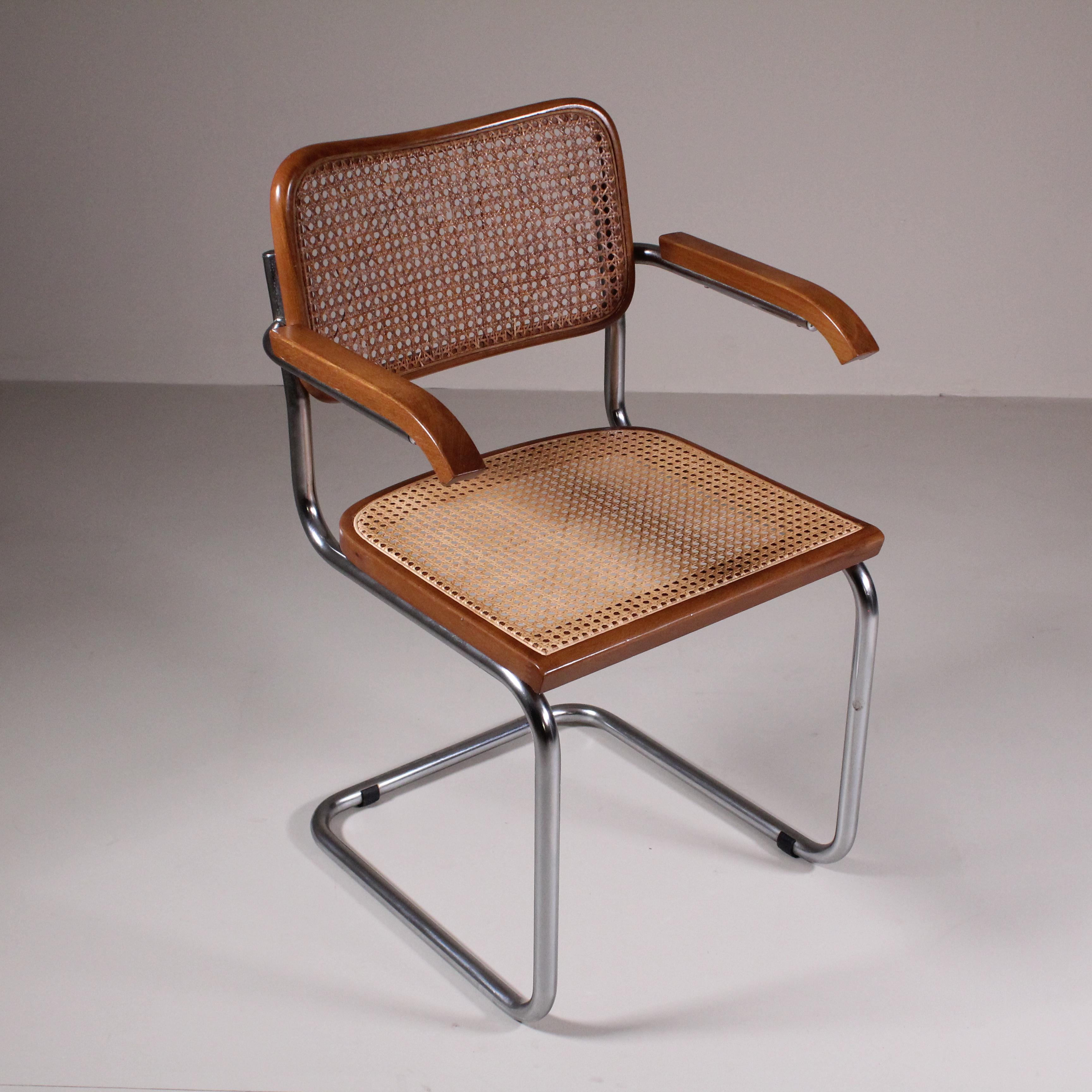 Satz von 4 Stühlen Modell Cesca, 1960 im Angebot 4