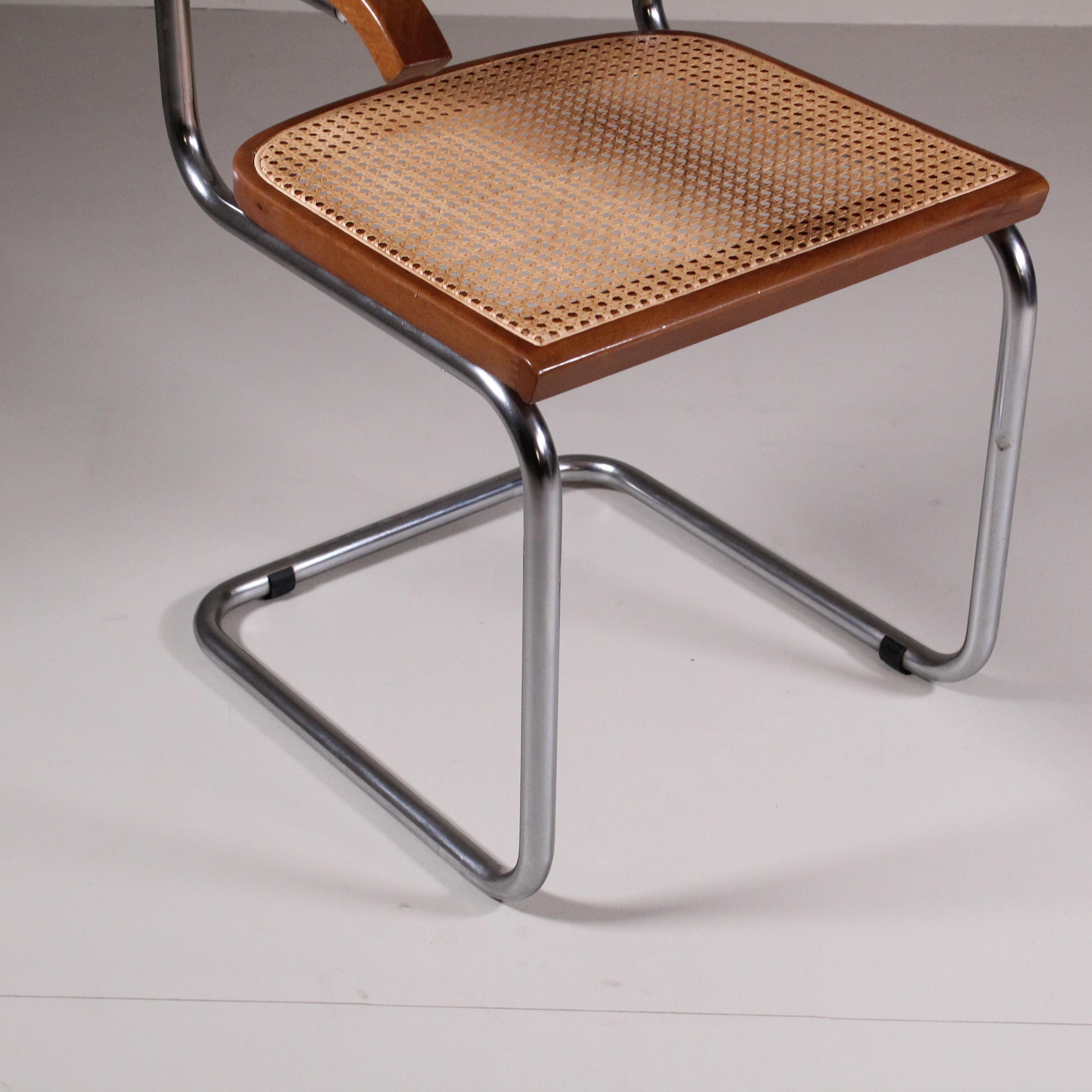 Satz von 4 Stühlen Modell Cesca, 1960 im Angebot 6