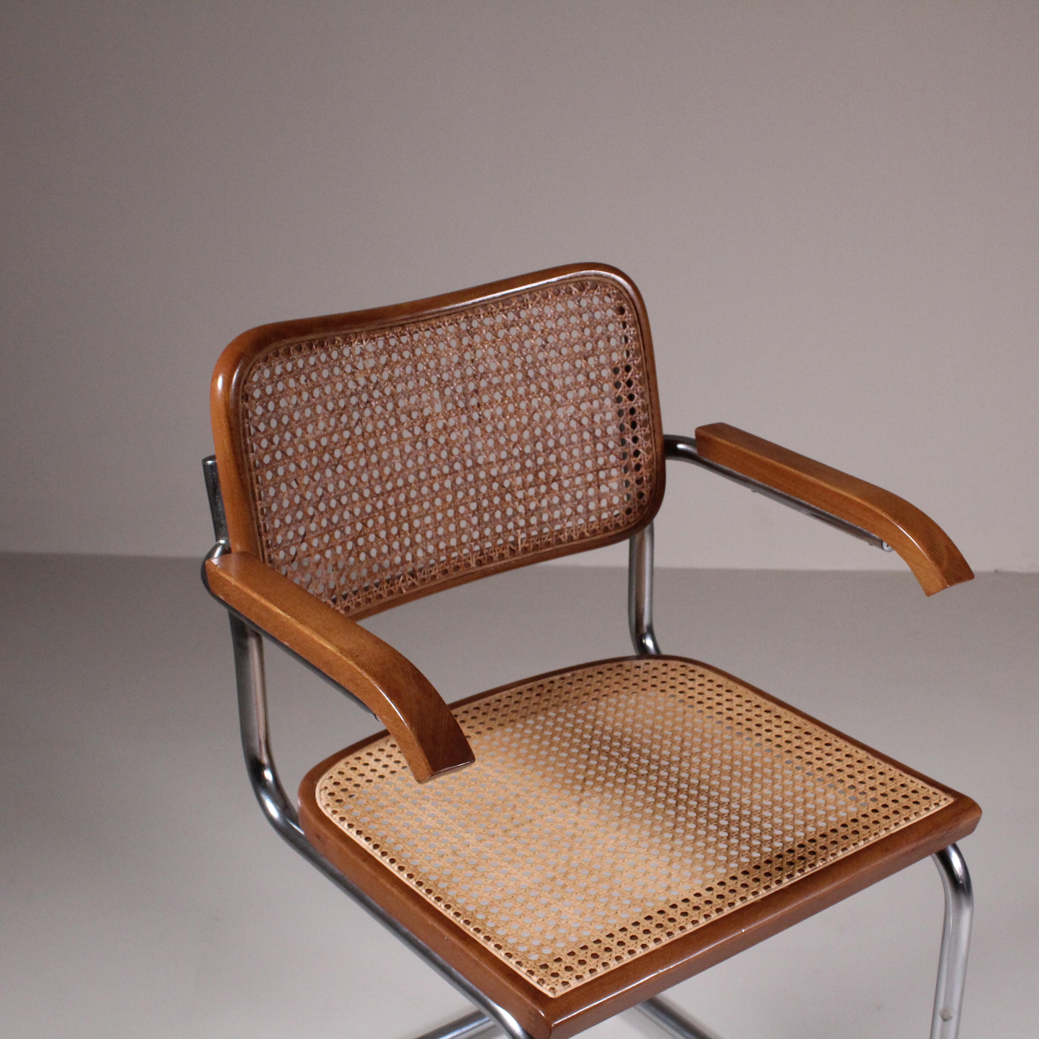 Satz von 4 Stühlen Modell Cesca, 1960 im Angebot 7