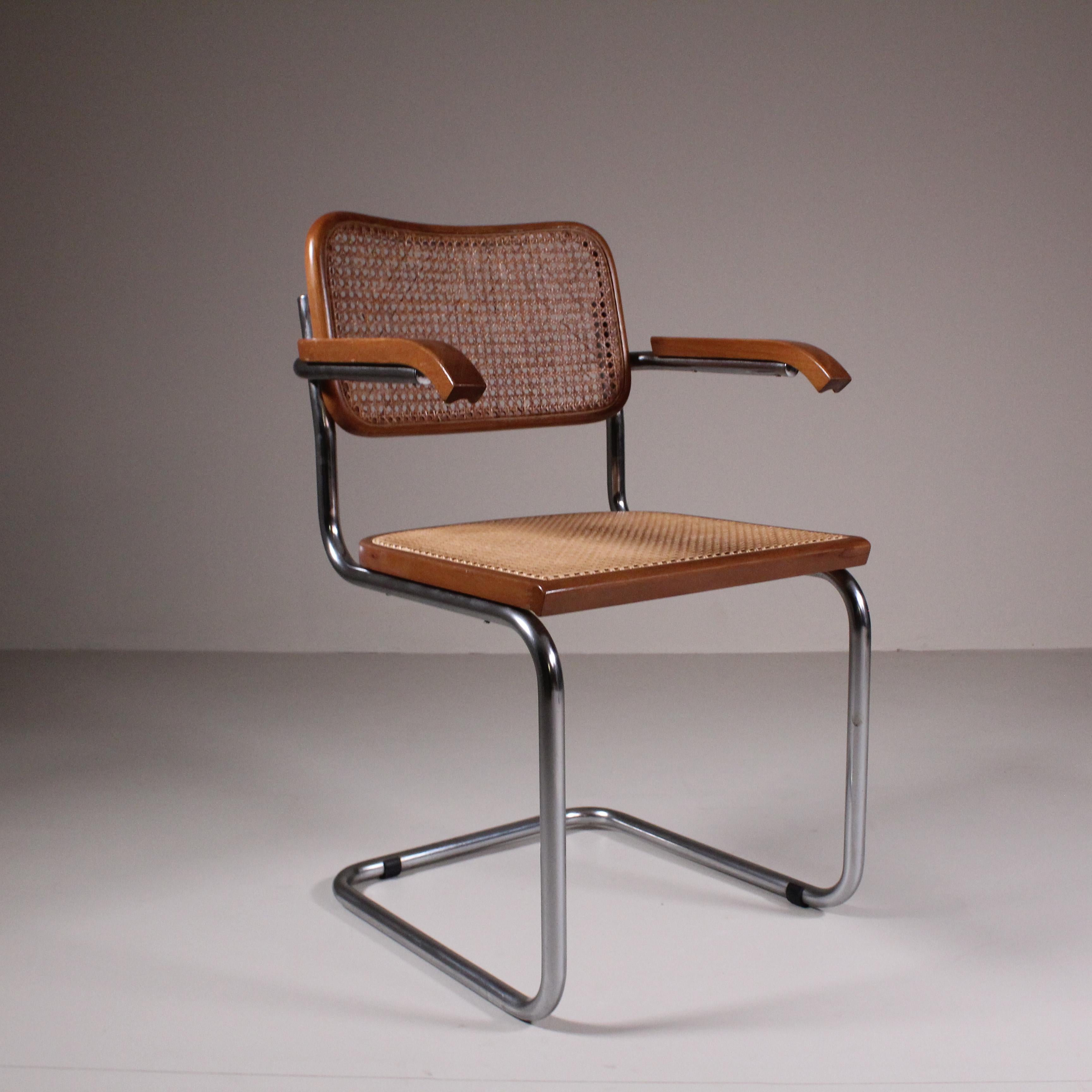 Satz von 4 Stühlen Modell Cesca, 1960 im Angebot 8