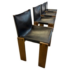 Set di 4 sedie Monk originali Afra e Tobia Scarpa per Molteni&C 1973