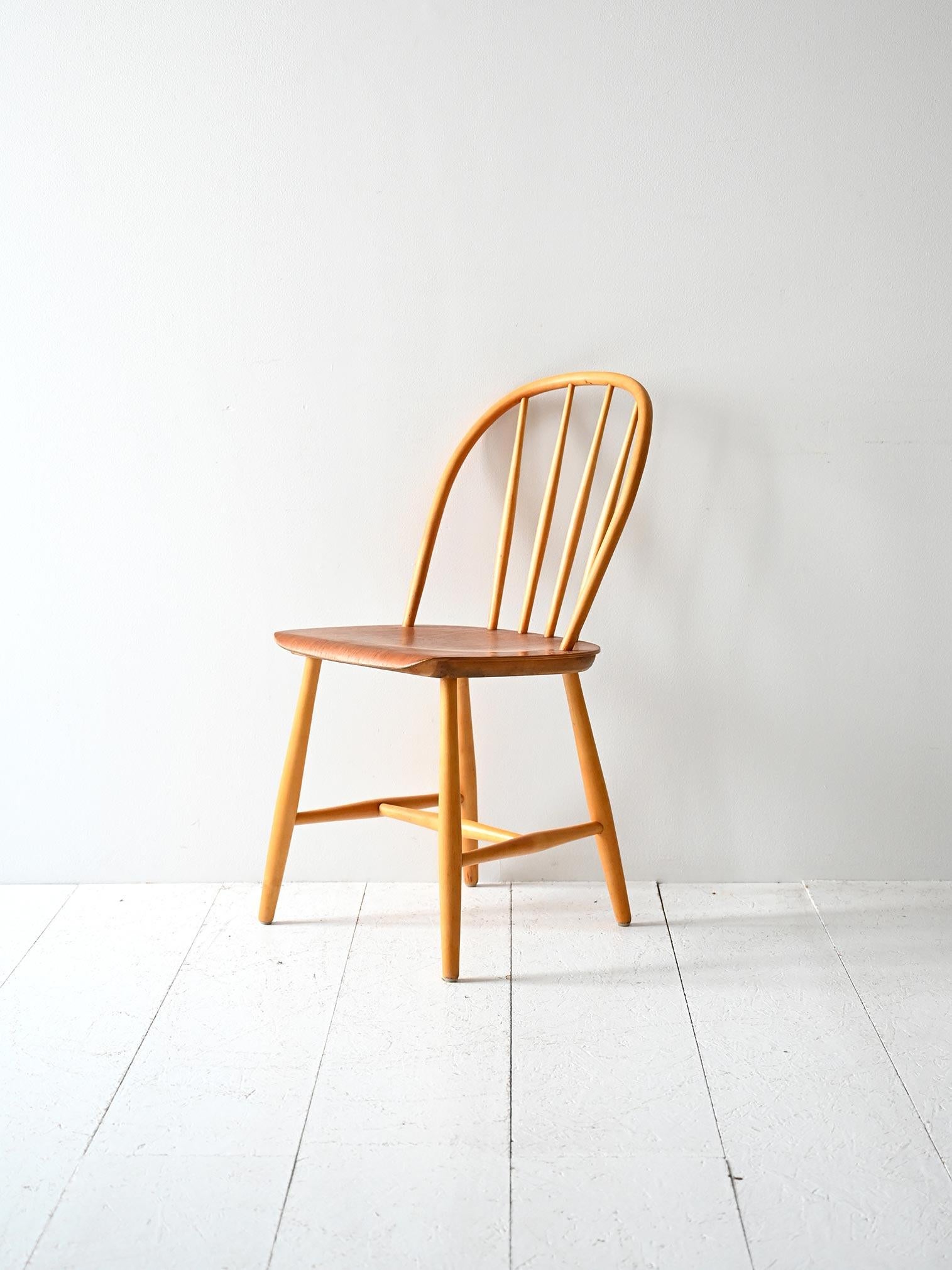 Mid-20th Century Set di 4 sedie Pinstolar Nesto in vendita