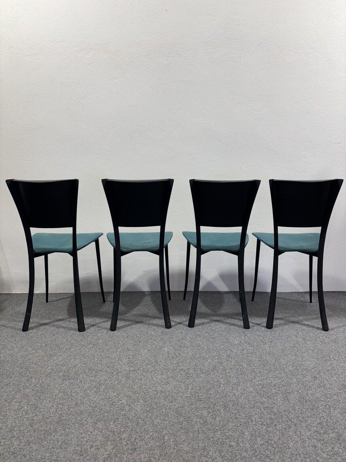 Post-Modern Set Of 4 Postmodern Chairs Modern Design For Sale