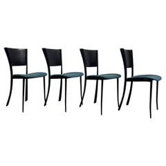 Ensemble de 4 chaises design postmodernes