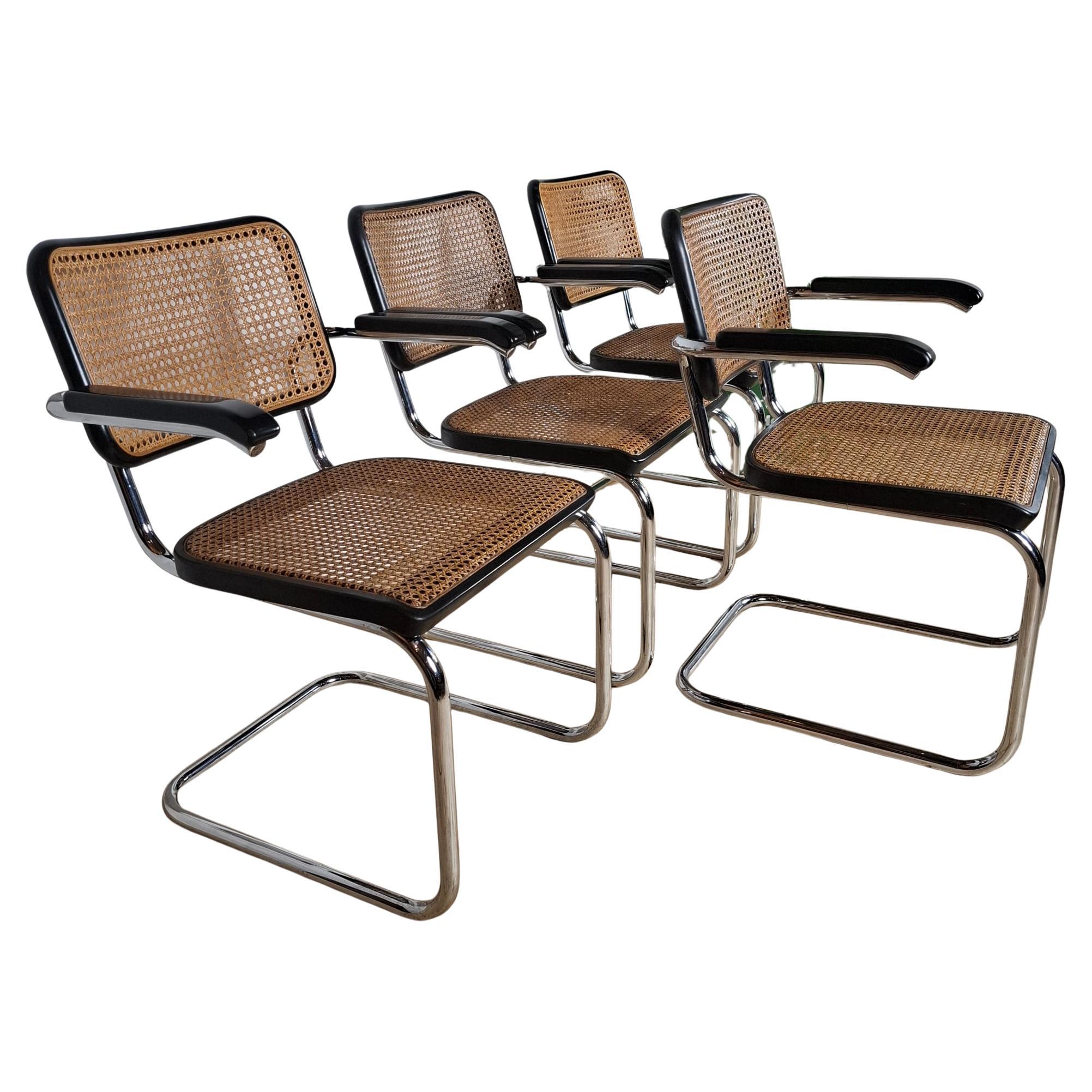 Set di 4 sedie S64 Marcel Breuer per Thonet – Bauhaus Mid-Century