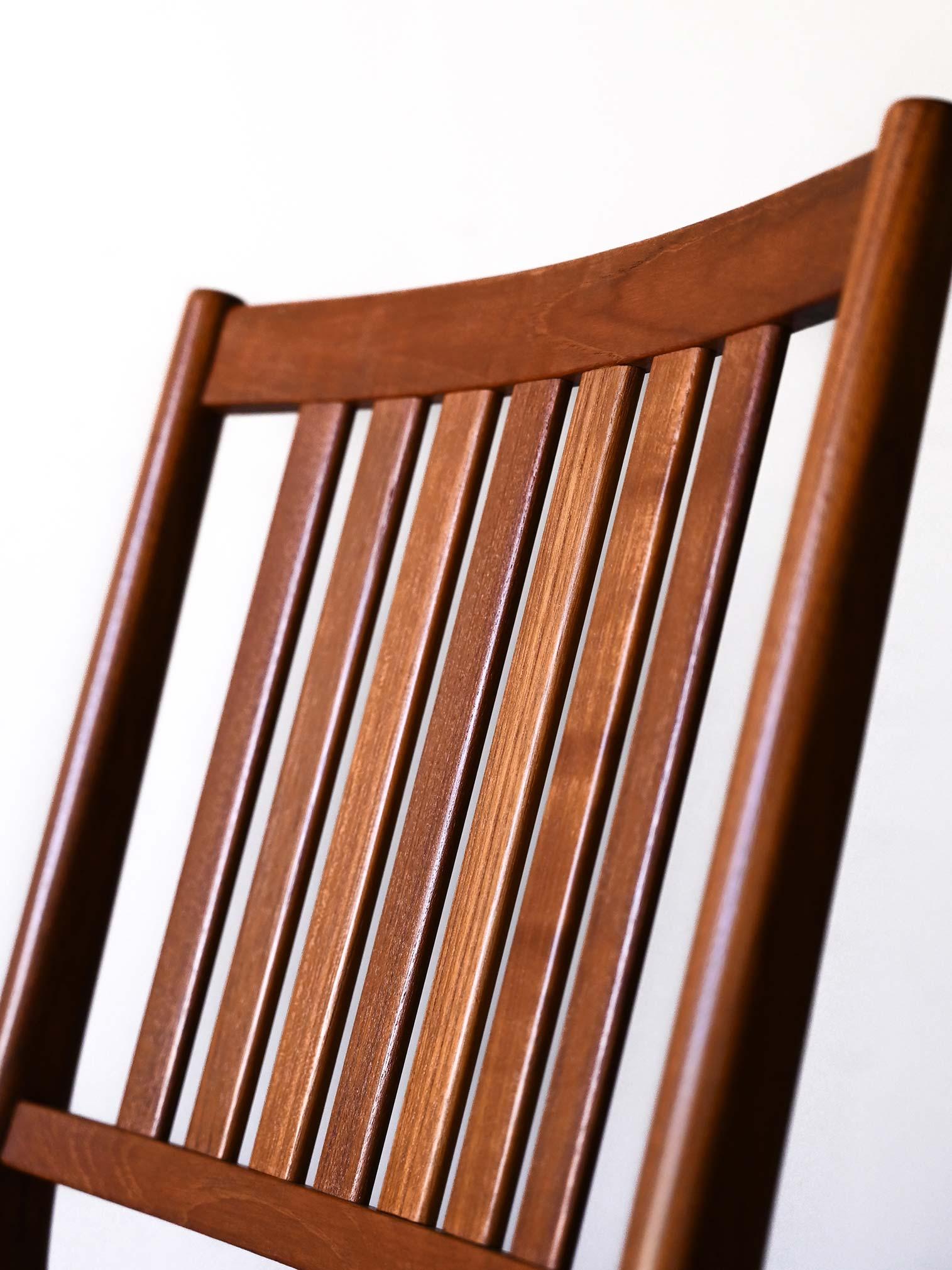 Tissu Ensemble de 4 chaises suédoises en vente