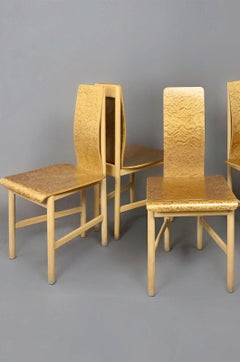 Set of 4 Vela chairs by Enzo Mari for Driade