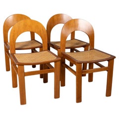 Set di 4 sedie vintage anni 70 modello Arcadia design A. Caraceni per Tagliabue