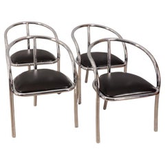 Set di 4 sedie vintage anni 70 tripodi design Italiano