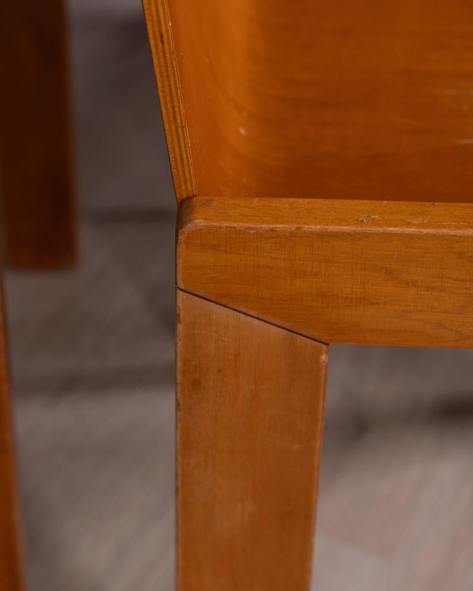 Satz von 4 Setzkästen in Legno anni '70 Design Afra e Tobia Scarpa per Molteni (Moderne der Mitte des Jahrhunderts) im Angebot