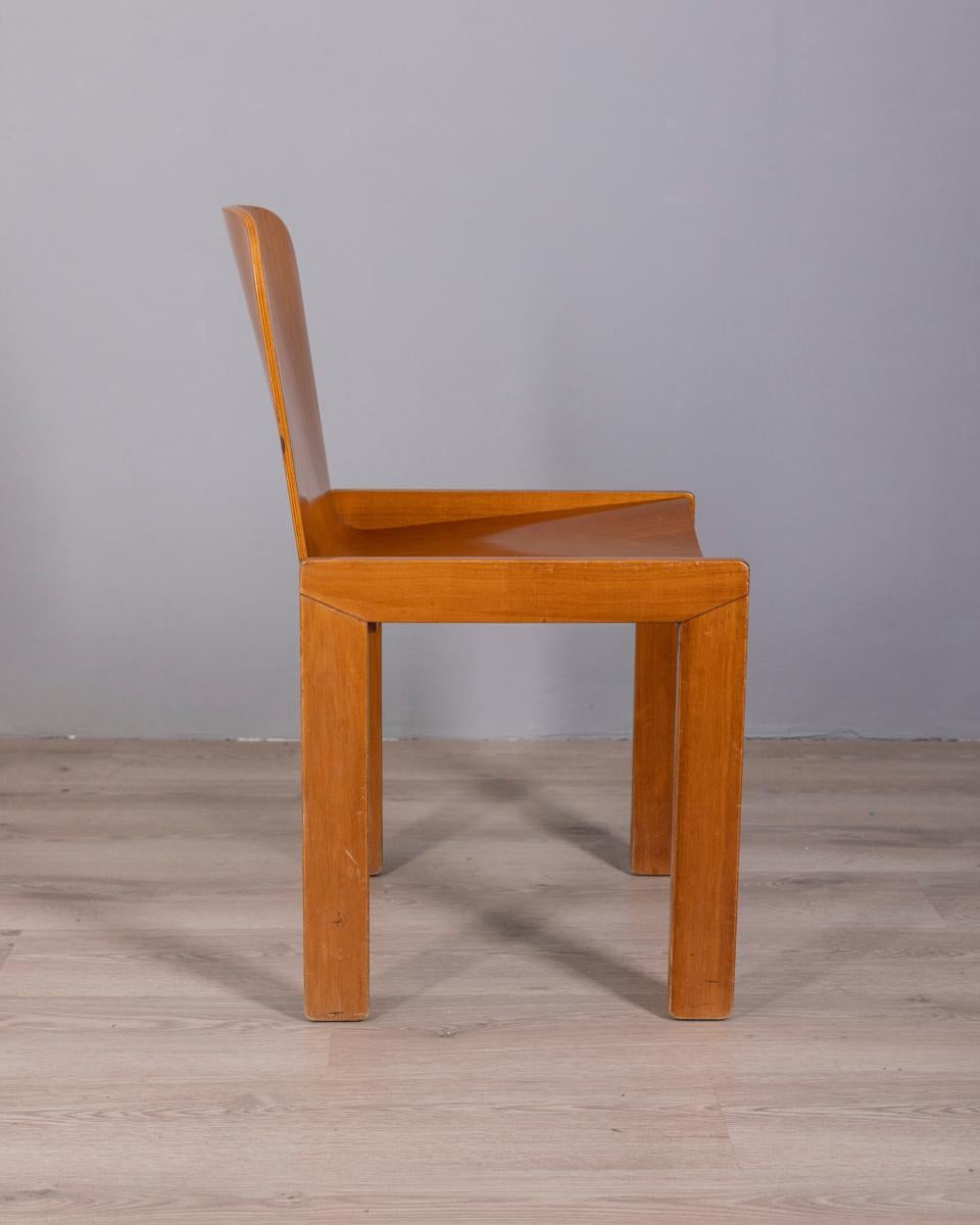 Satz von 4 Setzkästen in Legno anni '70 Design Afra e Tobia Scarpa per Molteni (Holz) im Angebot