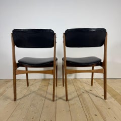 Ensemble de 4 chaises vintage en bois de rose - Erik Buch (Danemark, années 1960)