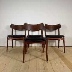 Set di 4 Sedie Vintage in Teak – Funder-Schmidt & Madsen (Anni '60)