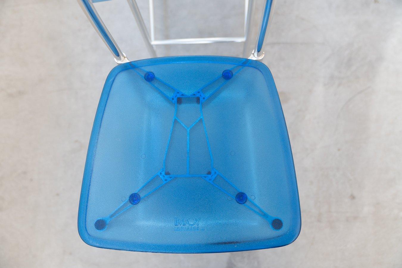 Set di 4 Sedie Ycami Italia in Alluminio Anodizzato e Policarbonato – Design Ann in vendita 5