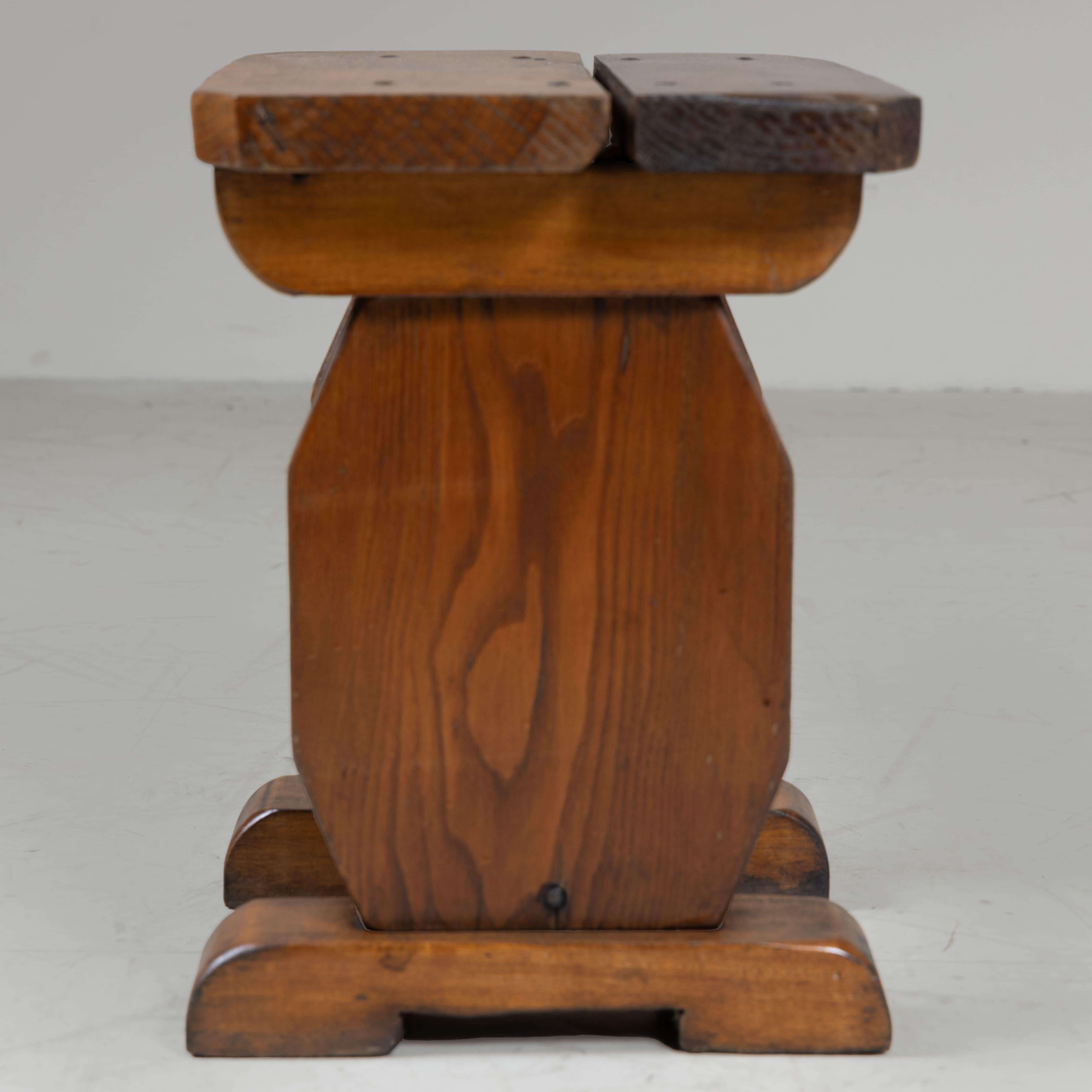 Set di 4 sgabelli in stile brutalista, 1960 in vendita 6