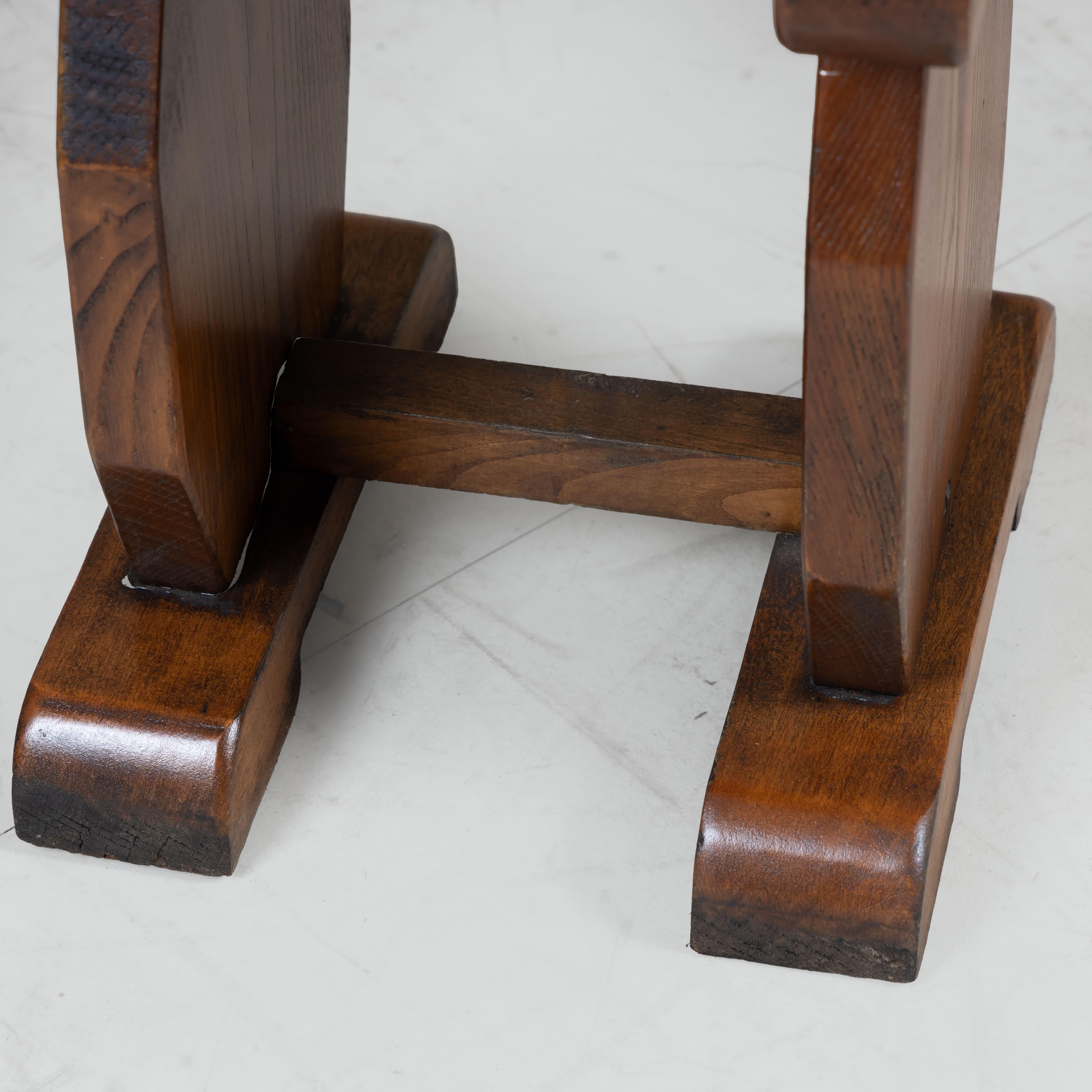 Brutalismo Set di 4 sgabelli in stile brutalista, 1960 in vendita