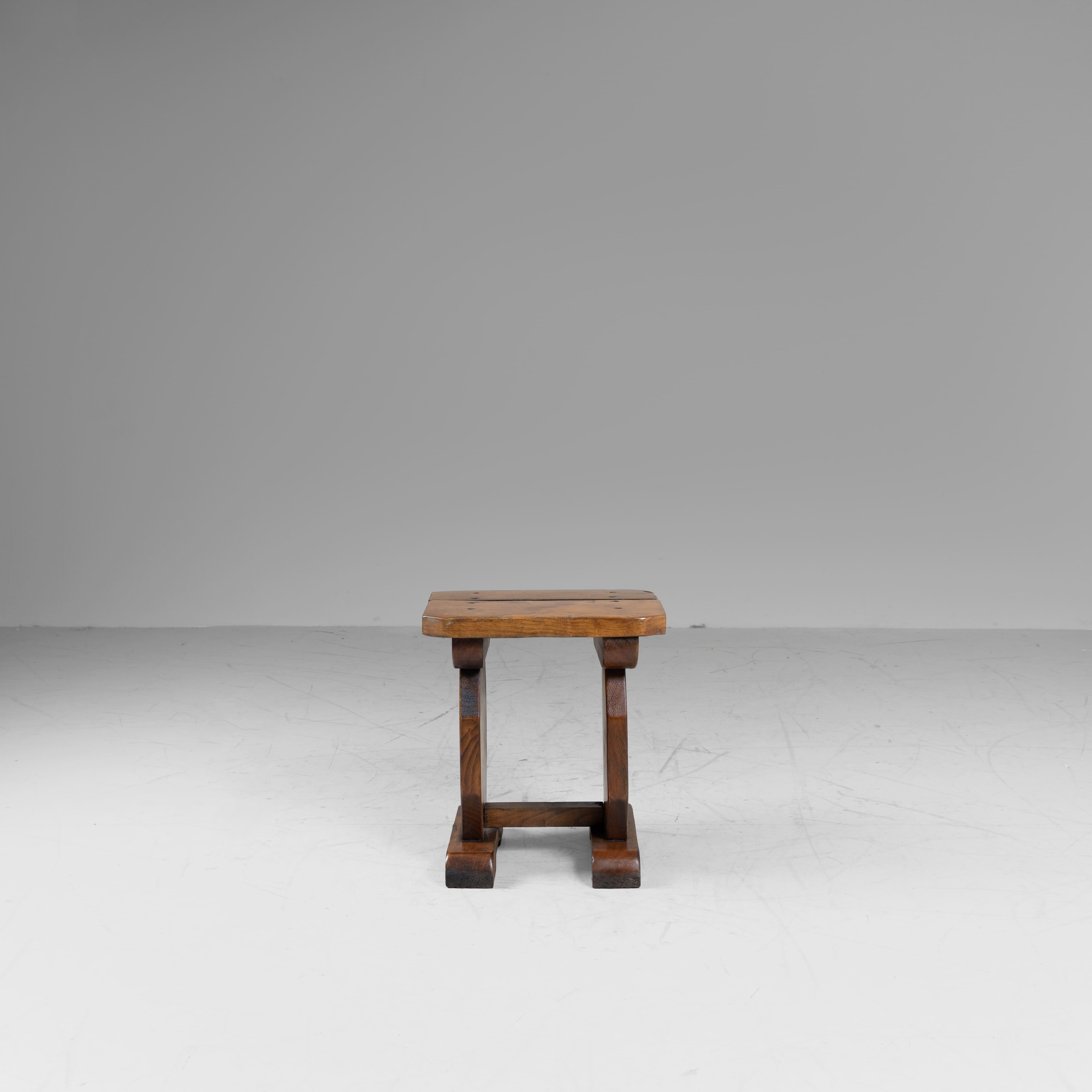 Mid-20th Century Set di 4 sgabelli in stile brutalista, 1960 in vendita