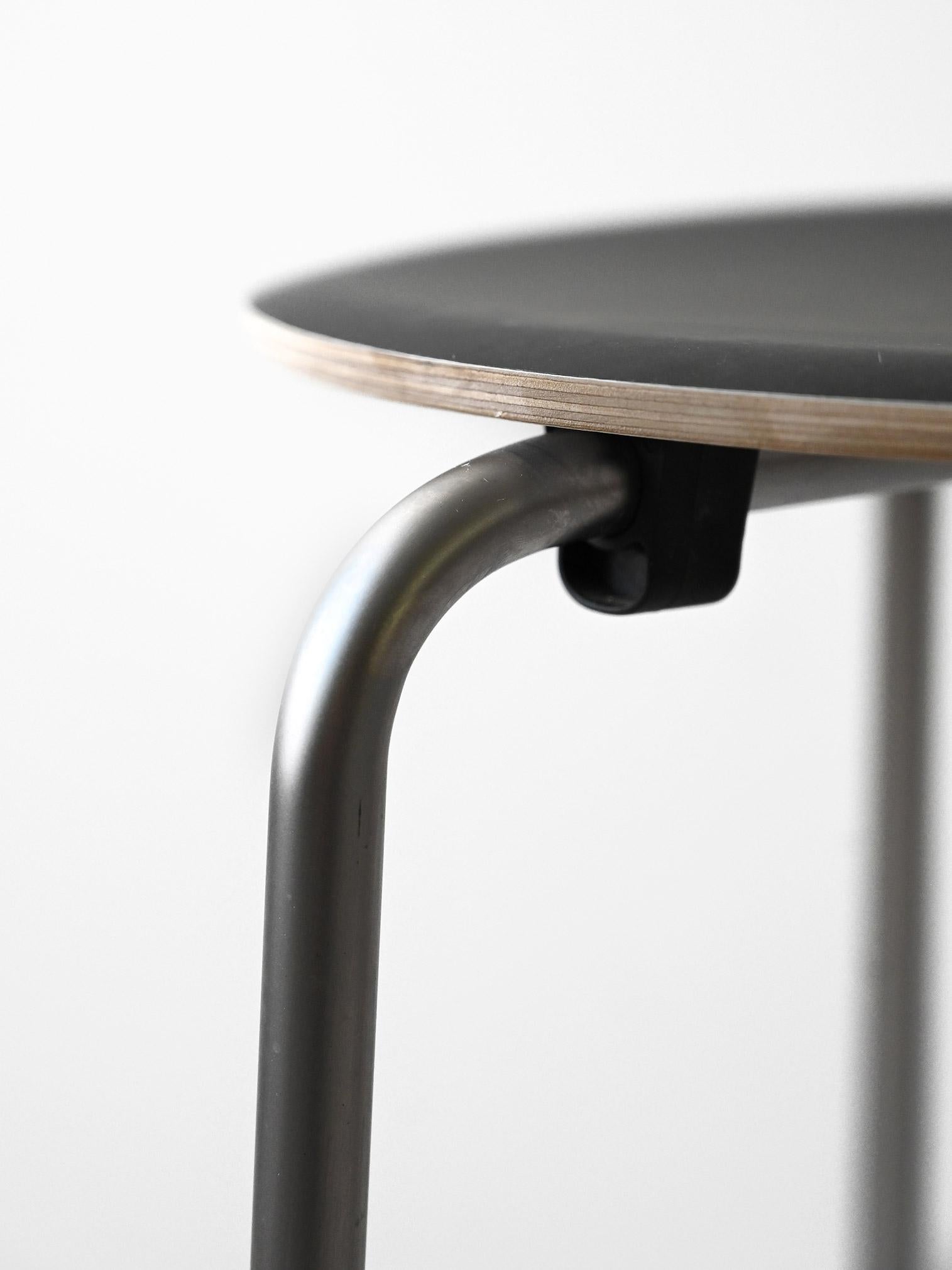 Scandinavian Set of 4 industrial stools For Sale