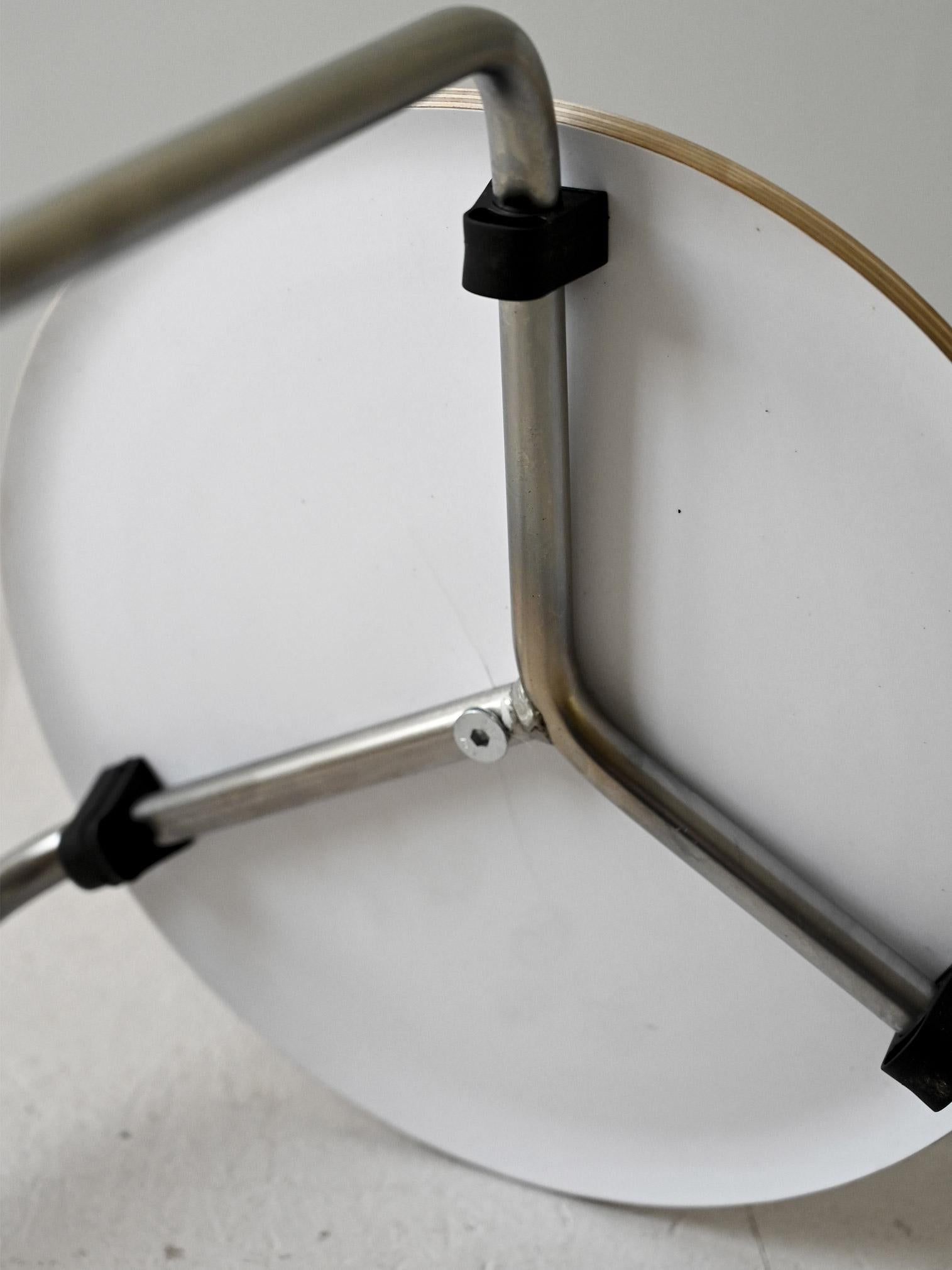 Set of 4 industrial stools In Good Condition For Sale In Brescia, IT