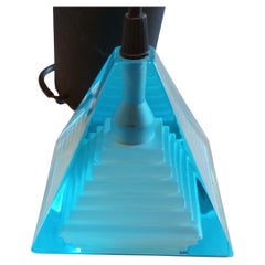 Set of 5 "Pyramid" pendant lamps designed by Paolo Piva for Mazzega
