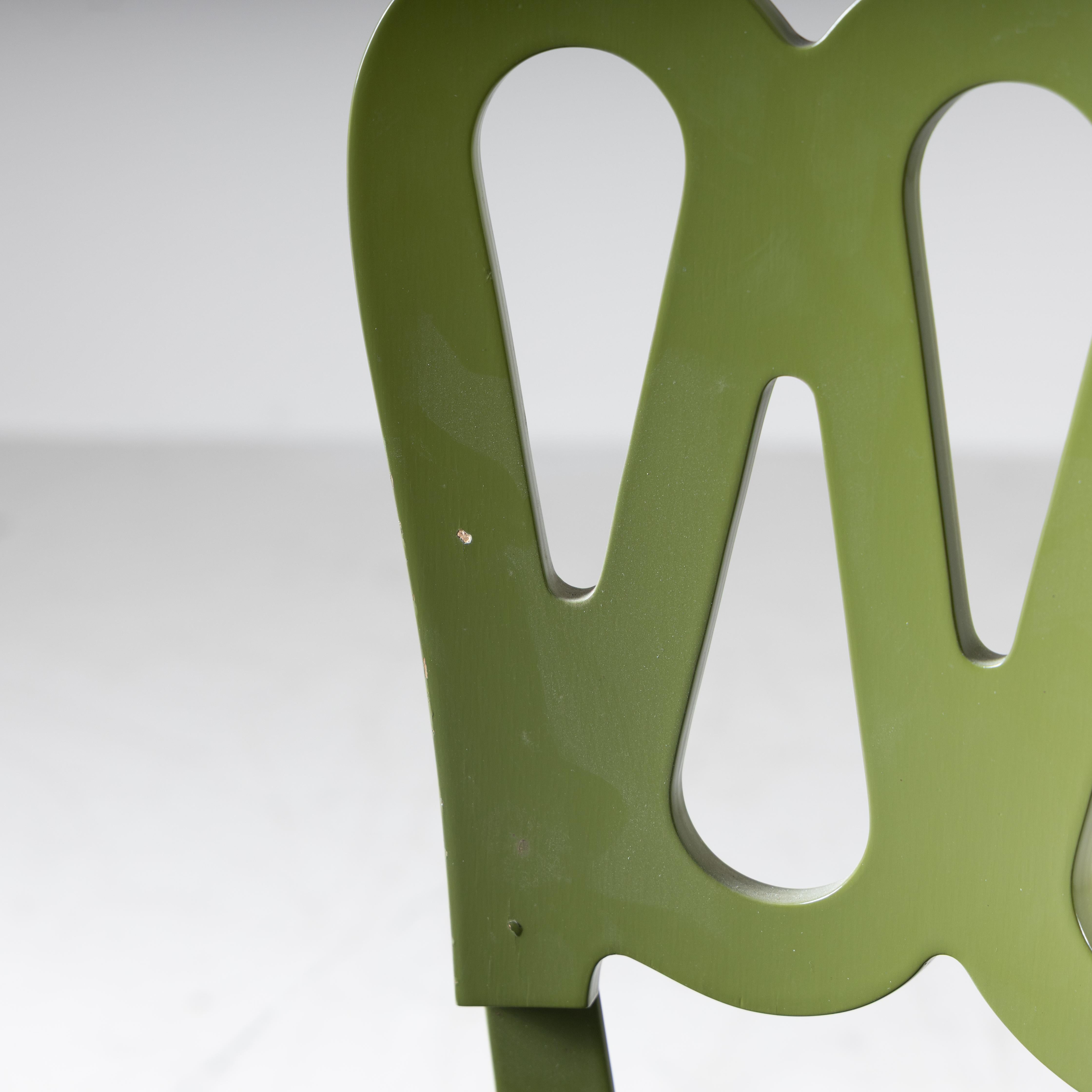 Set di 5 sedie Mod. 969, Gio Ponti,  Montina, 1969 in vendita 5