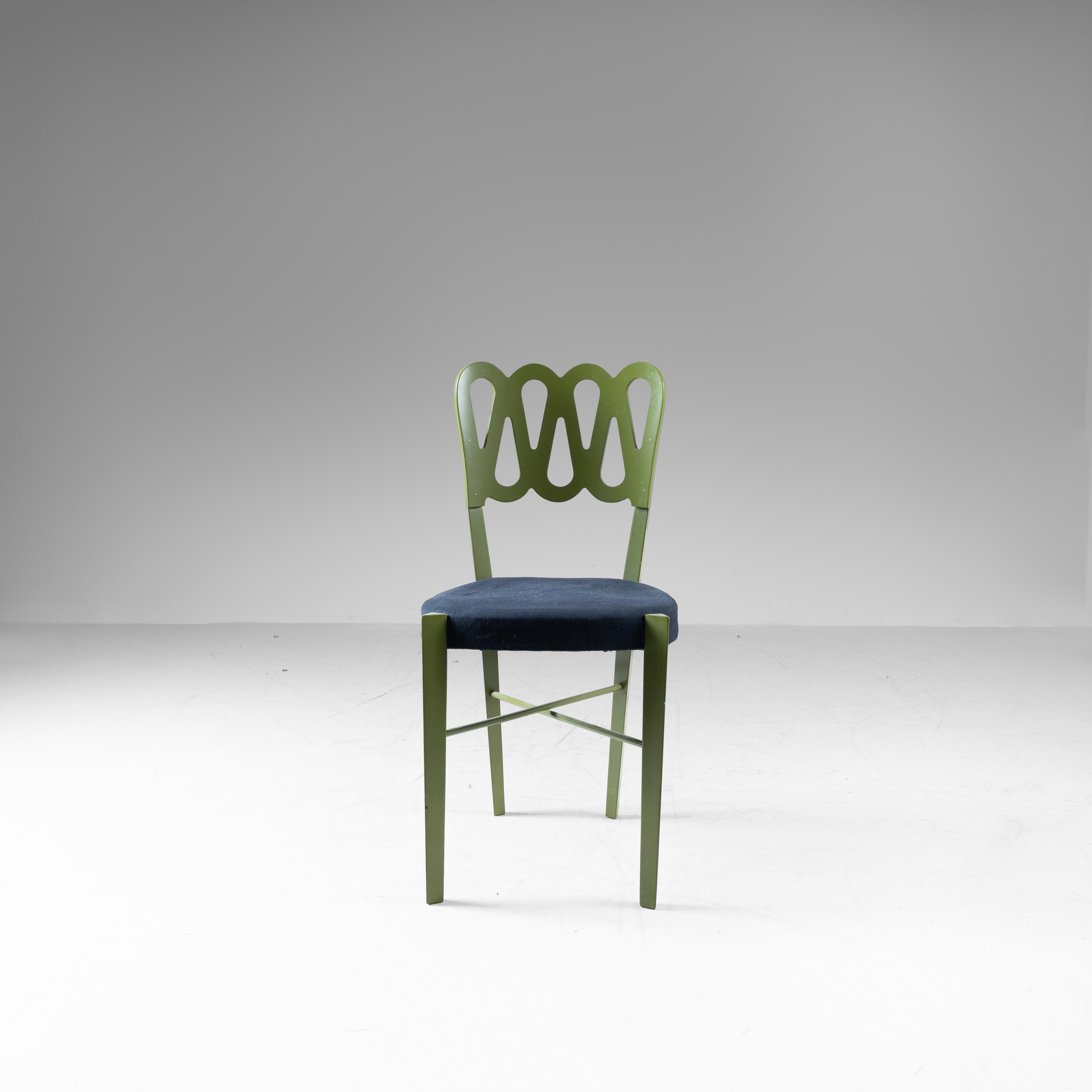 Set di 5 sedie Mod. 969, Gio Ponti,  Montina, 1969 In condizioni buone in vendita a Milano, Lombardia