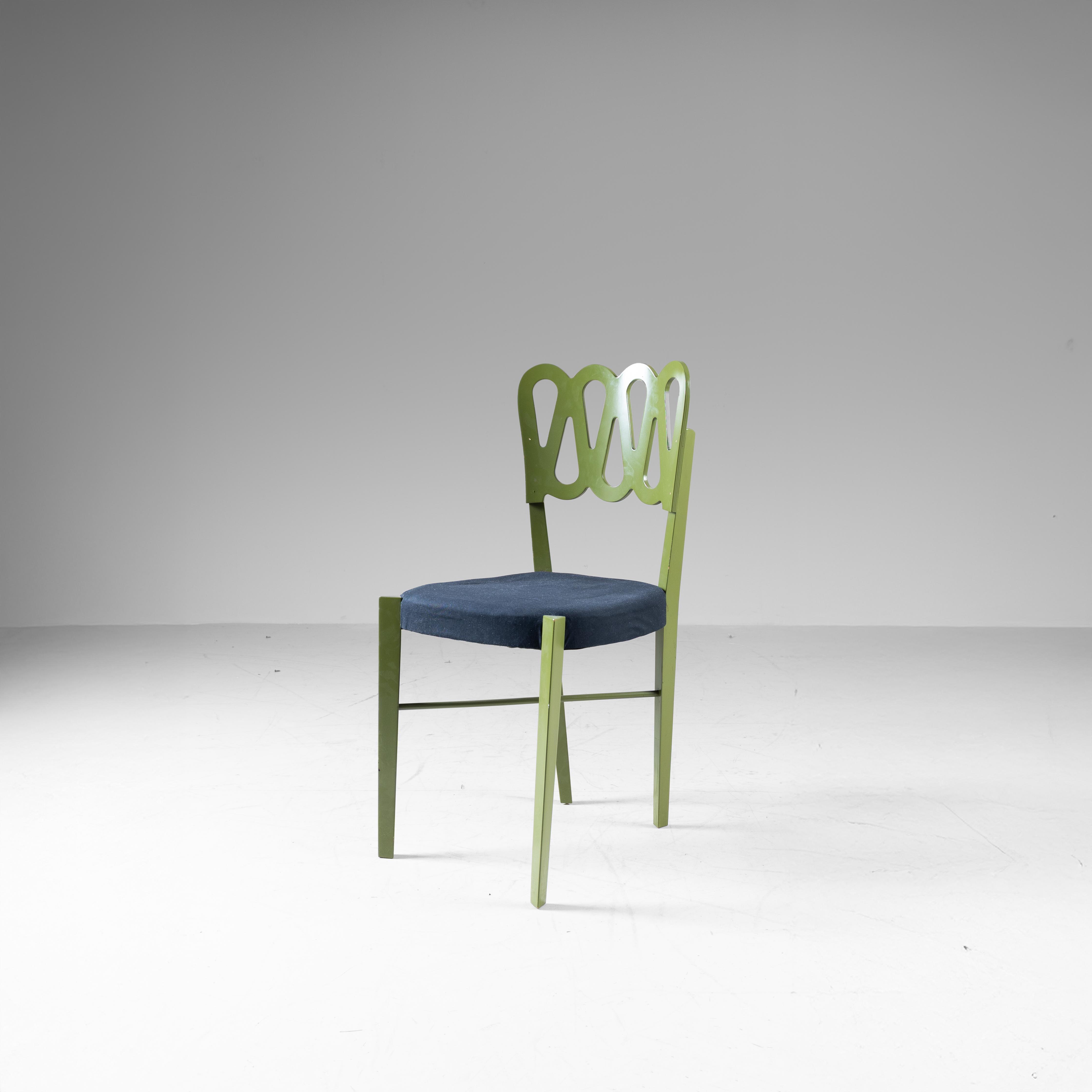 Mid-20th Century Set di 5 sedie Mod. 969, Gio Ponti,  Montina, 1969 in vendita