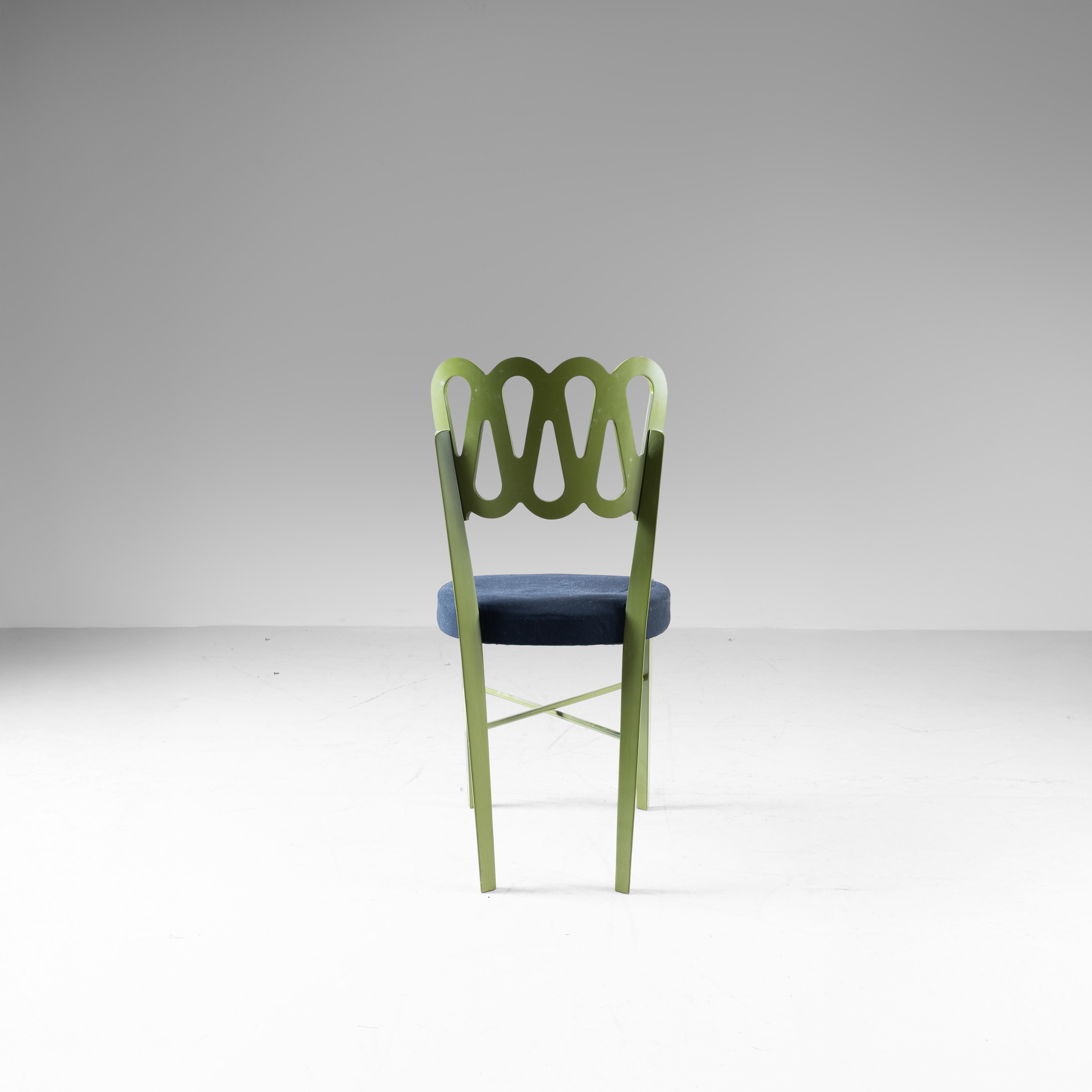 Set di 5 sedie Mod. 969, Gio Ponti,  Montina, 1969 in vendita 1