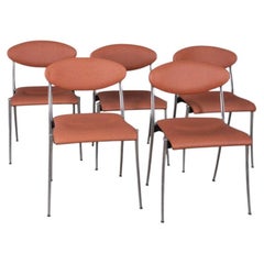Satz von 5 Stühlen 'Coro' aus den 80er Jahren, entworfen von Luigi Origlia für Origlia Italien