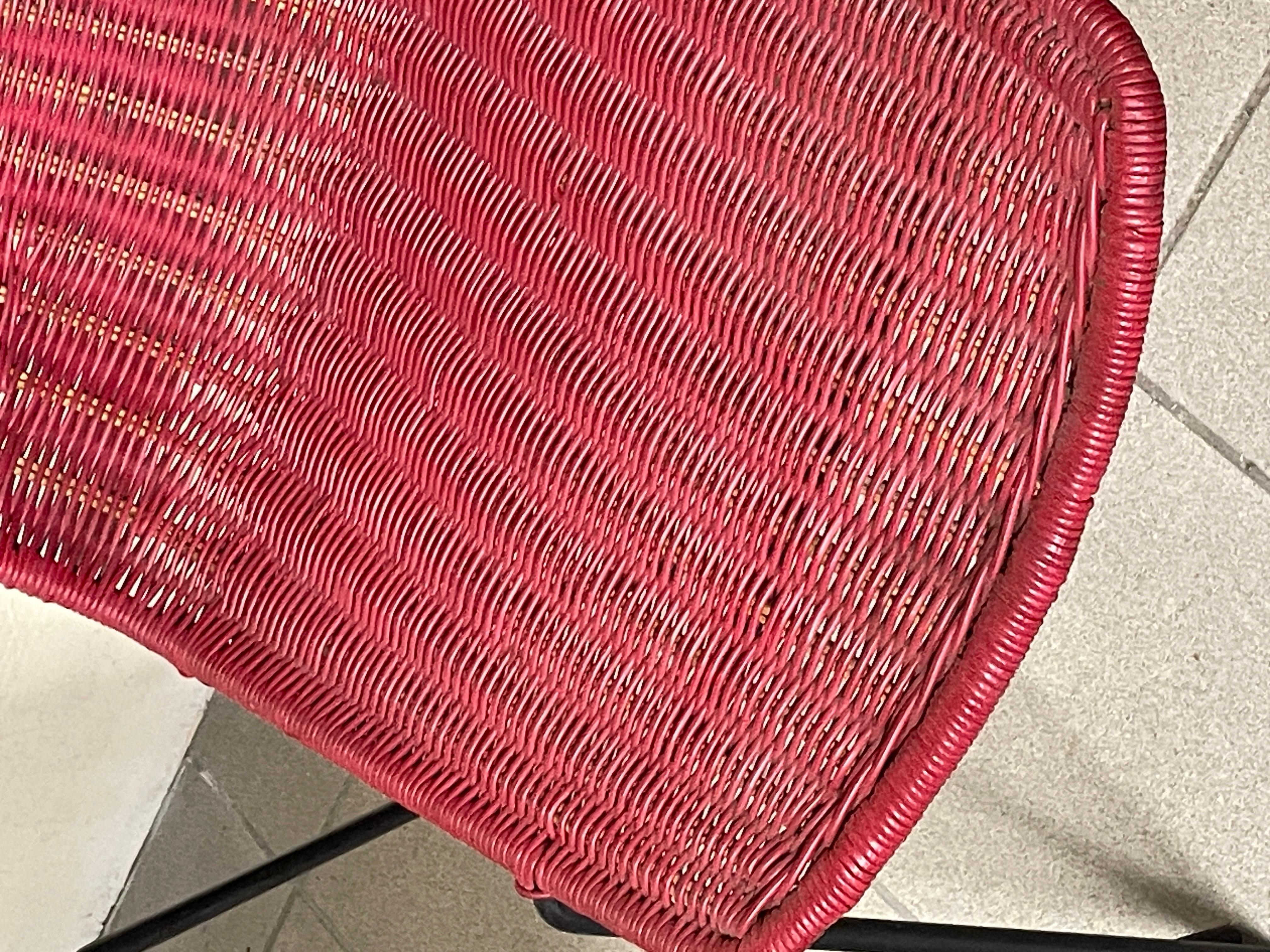 Ensemble de 6 chaises panier des années 1950 par Gian Franco Legler en vente 9