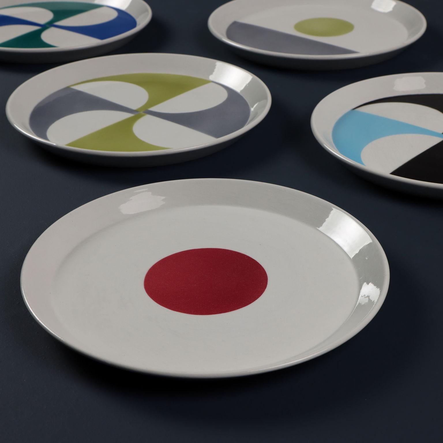 Juego de 6 platos de la serie 